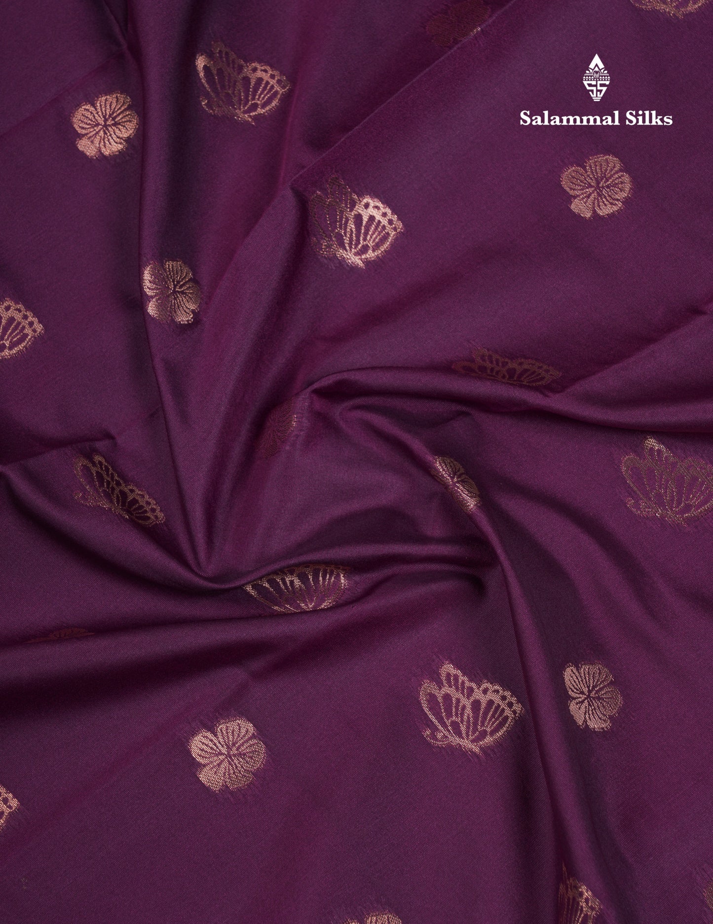 Beautiful Dark Purple Butterfly Design Semi Soft Silk Saree With Contrast Dark Magenta Fancy Border
