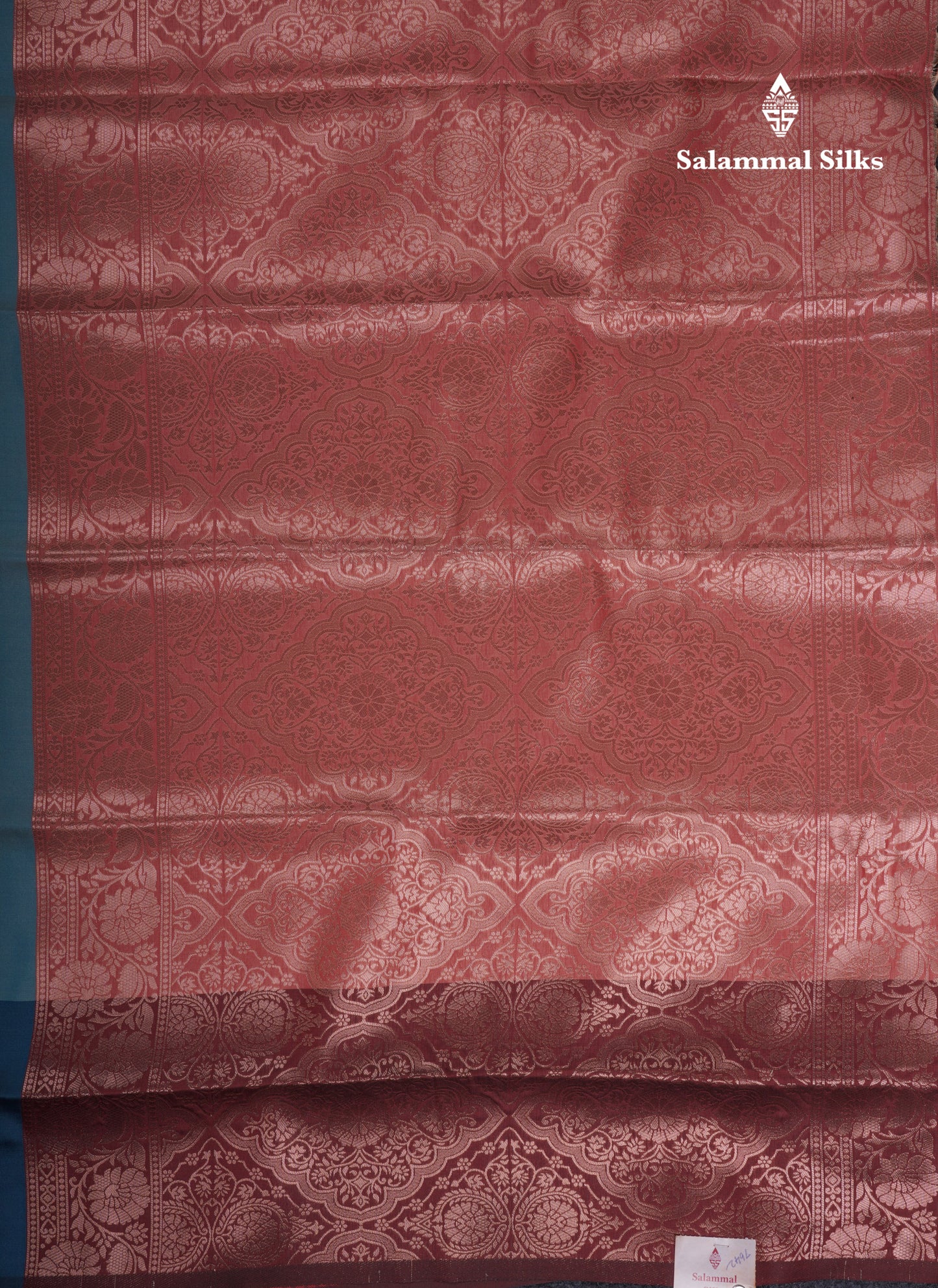 Beautiful Dark Purple Butterfly Design Semi Soft Silk Saree With Contrast Dark Magenta Fancy Border