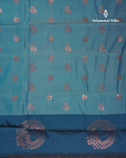 Beautiful Dark Purple Butterfly Design Semi Soft Silk Saree With Contrast Dark Magenta Fancy Border