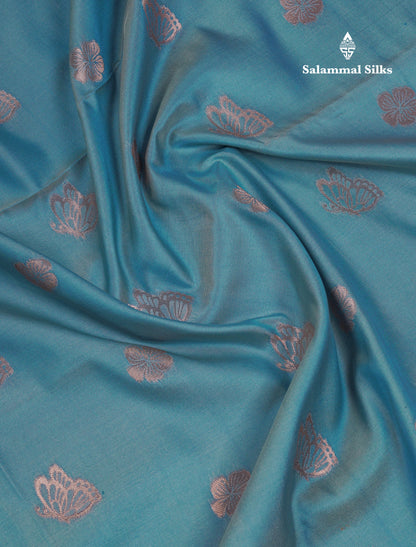 Beautiful Dark Purple Butterfly Design Semi Soft Silk Saree With Contrast Dark Magenta Fancy Border