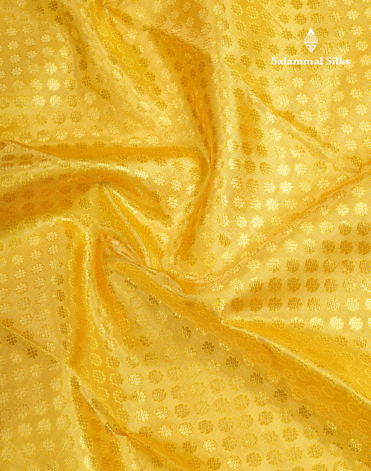 Gold Tissue Bridal Pure Kanjivaram Silk Saree With Traditional Border