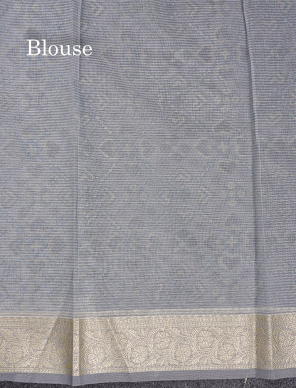 Beautiful Light Elachi Green Kota Cotton Fancy Saree With Fancy Border