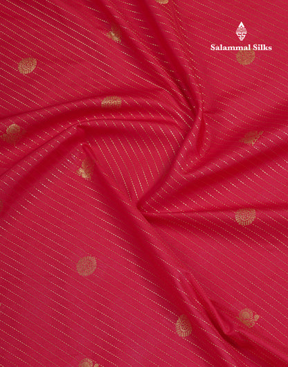 Dual Tone Reddish Maroon Semi Silk Saree With Contrast Beige Border