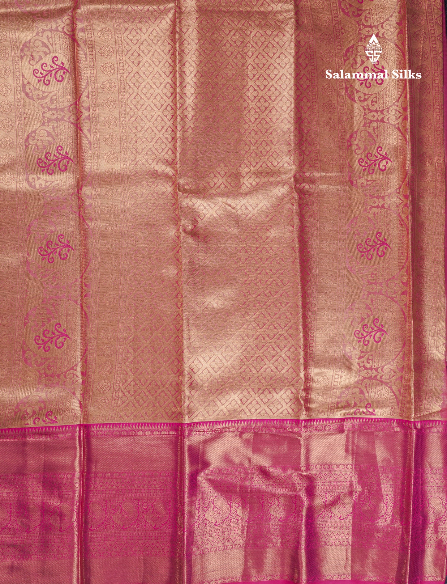 Beautiful Lemon Yellow Tissue Semi Silk Saree With Contrast Pink Long Traditional Border