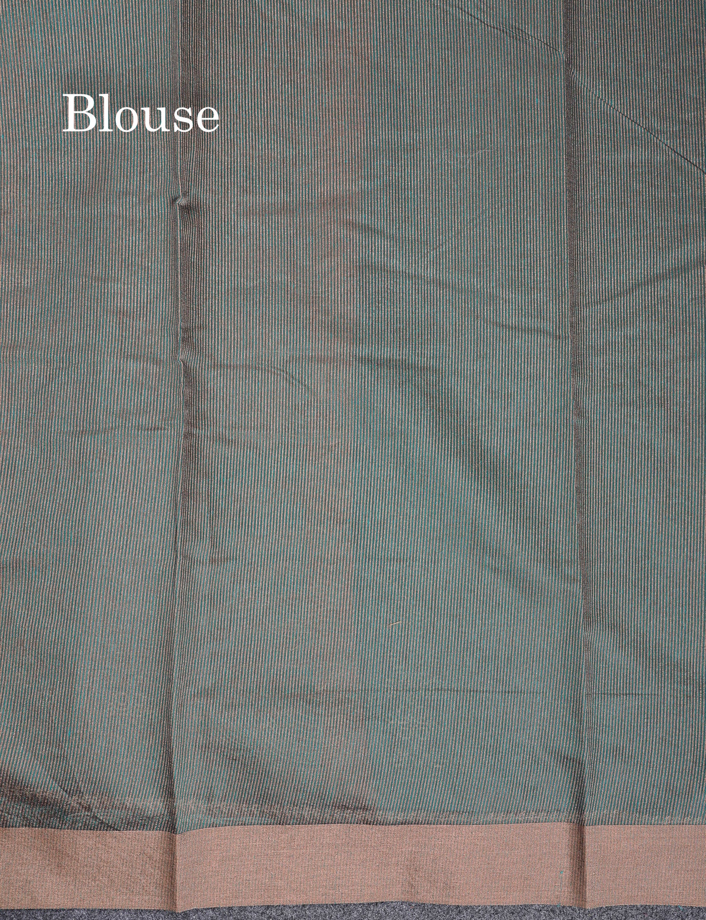 Beautiful Peacock Blue Printed Cotton Mix Saree With Contrast Grey Embroidery Border
