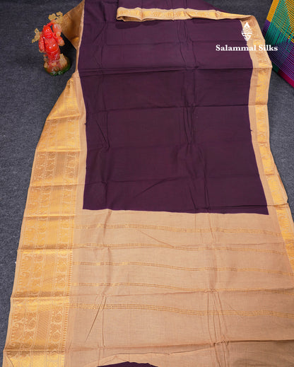 Beautiful Half White Plain Sungudi Cotton Saree With Contrast Bottle Green Traditional Long Border