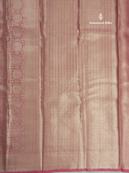 Beautiful Parrot Green Grand Tissue Banaras Fancy Saree With Self Border