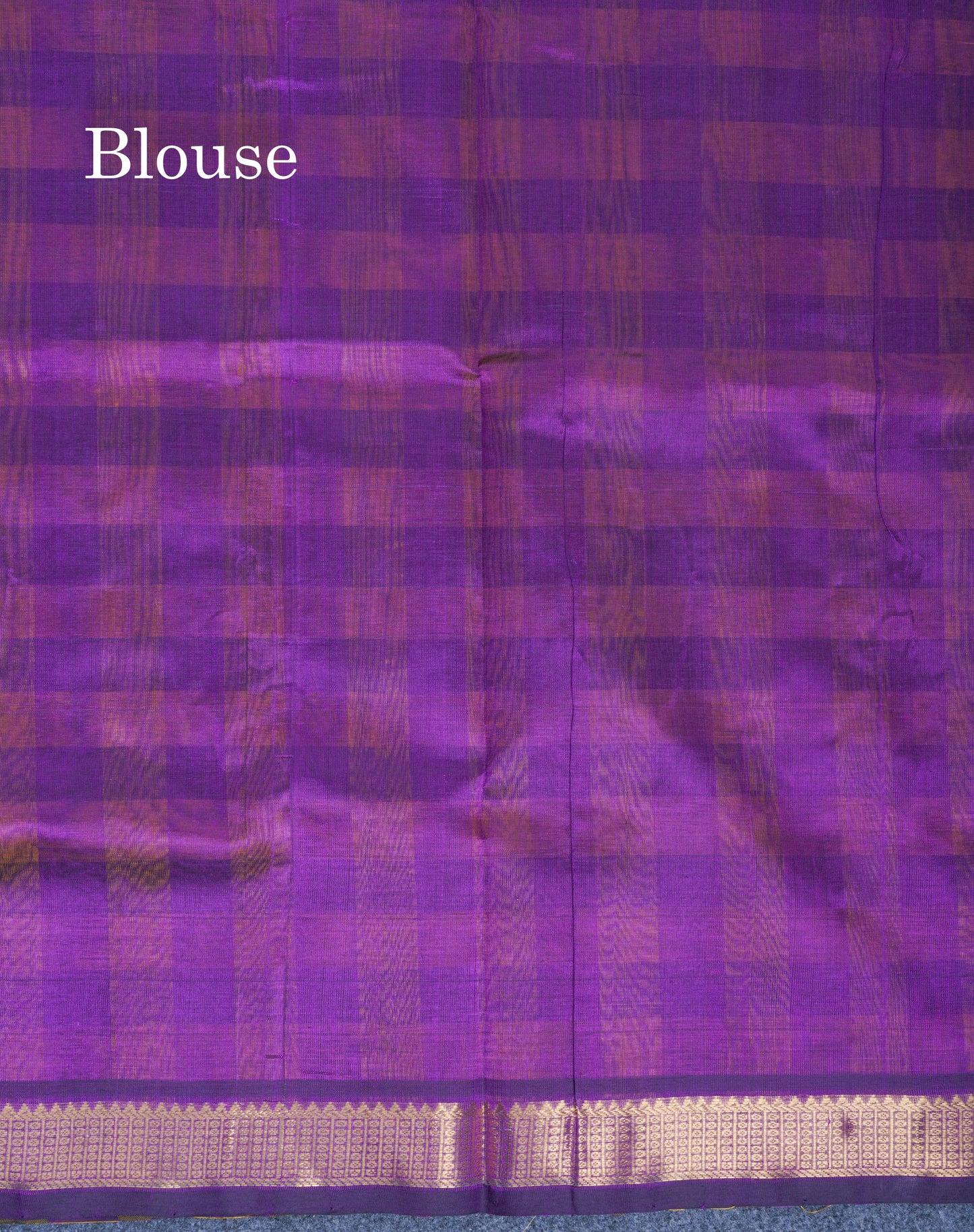 Beautiful Paalum Pazham Checks Handloom Pure Silk Cotton Saree With Traditional Small Border