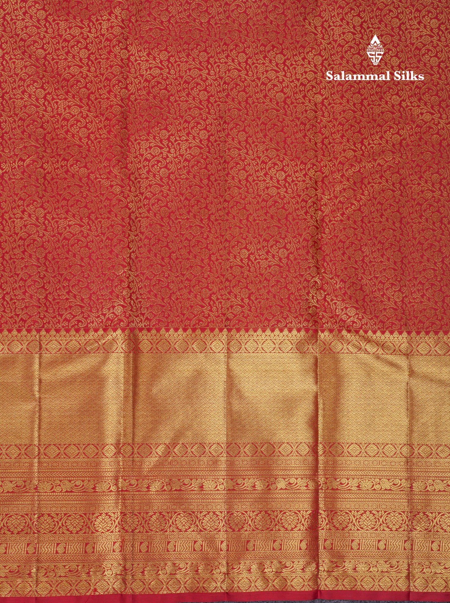 Beautiful Maroon Bridal Pure Kanjivaram Silk Saree With Traditional Evening Morning Border