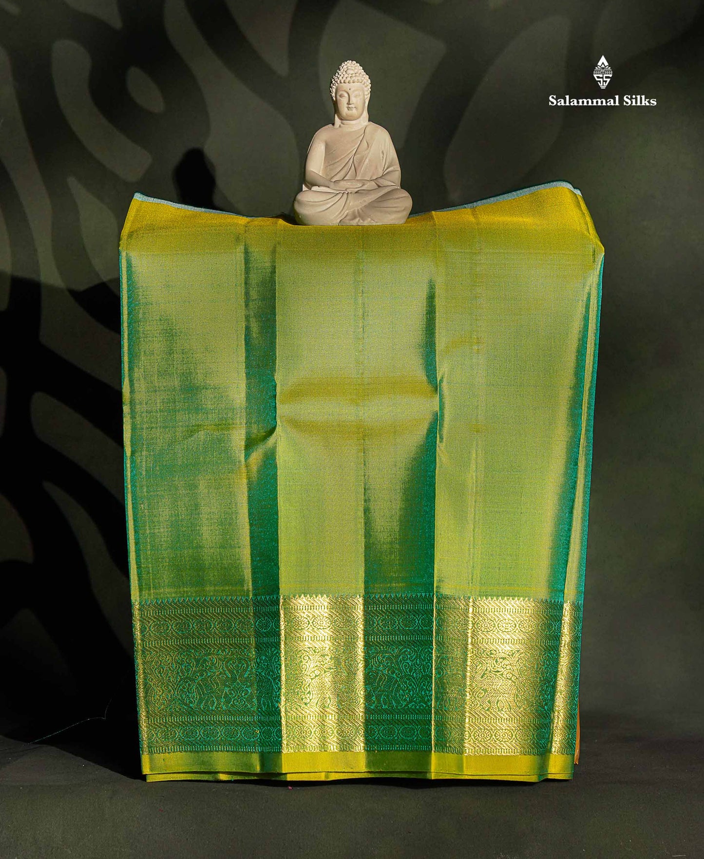 Pure Silk Pattu Pavadai - Ramar Blue Colour | 0-2 Years