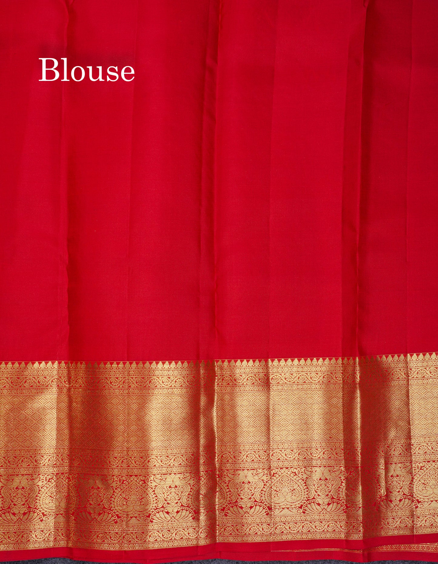 Beautiful Chilly Red Bridal Pure Kanjivaram Silk Saree With Traditional Evening Morning Border