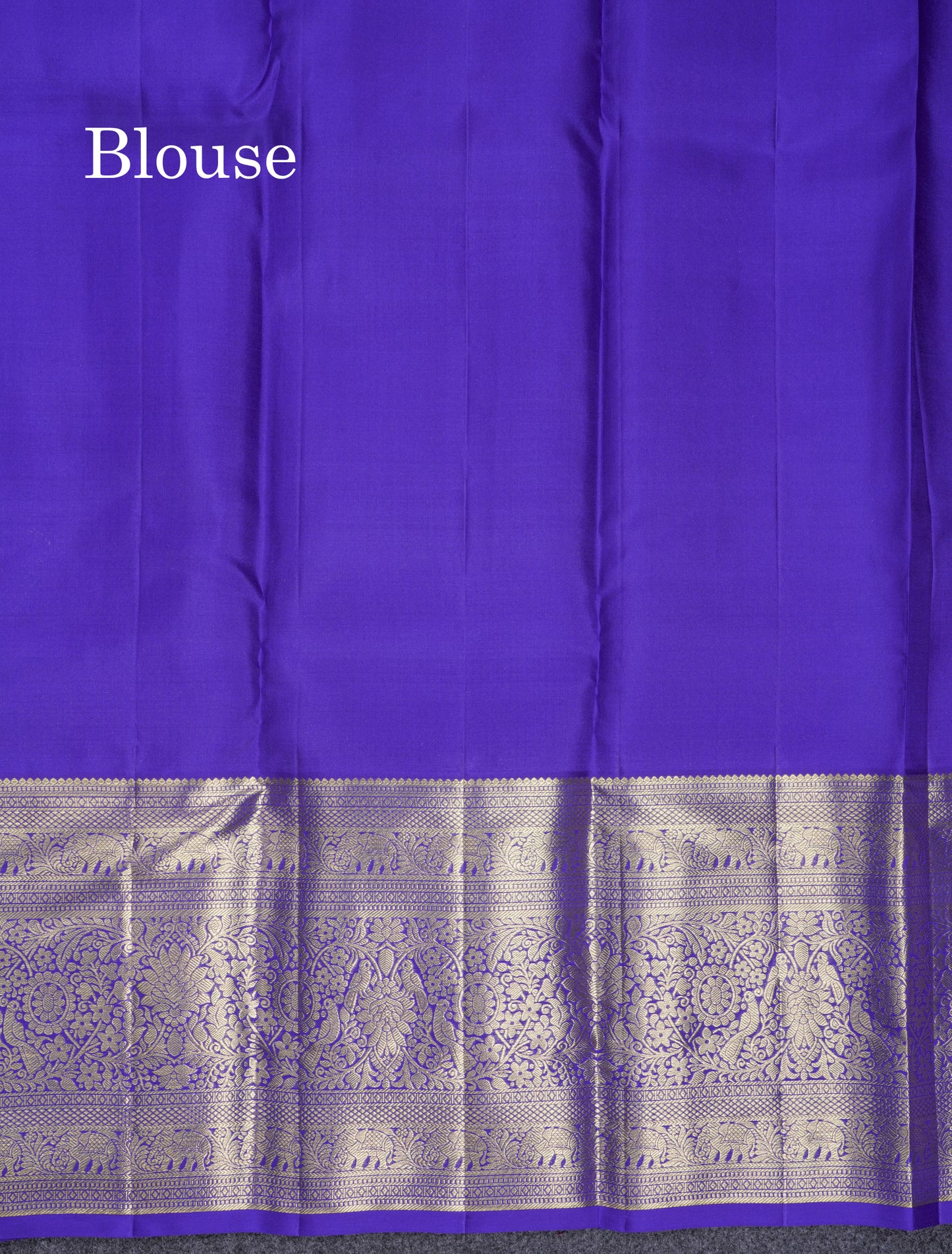Beautiful Sapphire Green Bridal Pure Kanjivaram Silk Saree With Contrast Royal Blue Traditional Evening Morning Border