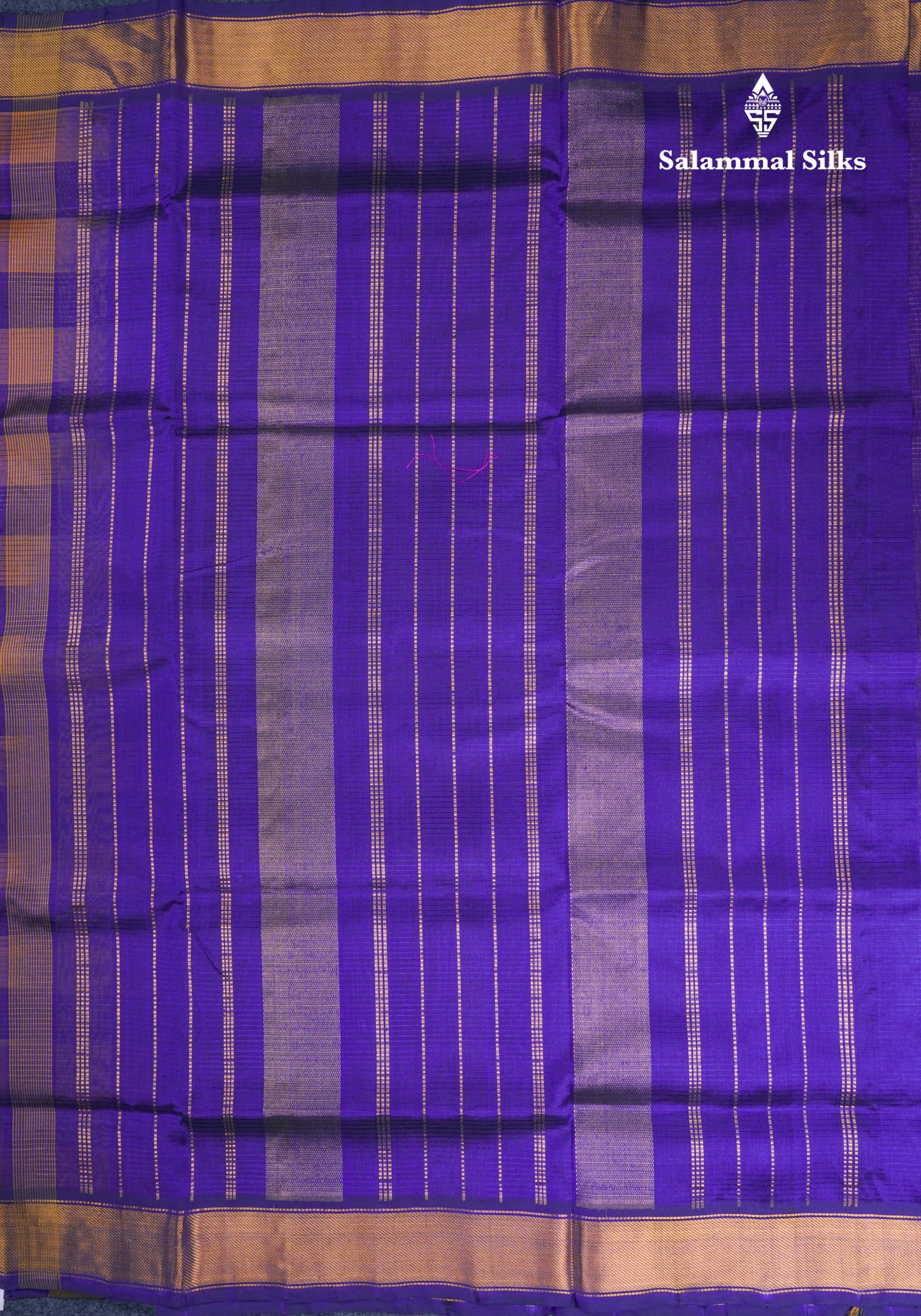 Beautiful Paalum Pazham Checks Handloom Pure Silk Cotton Saree With Contrast Violet Blouse