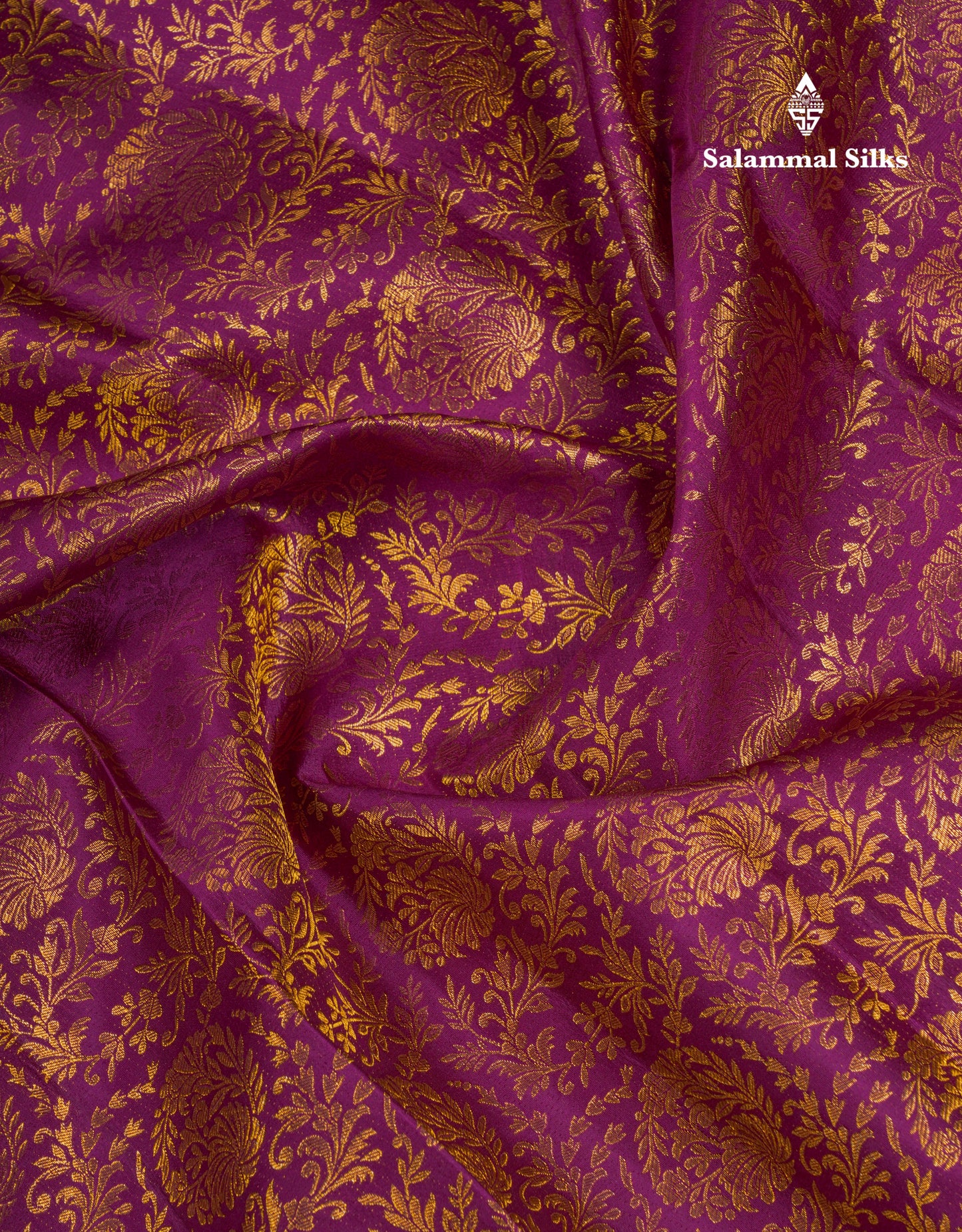 Beautiful Magenta Bridal Pure Kanjivaram Silk Saree With Contrast Tissue Green Fancy Evening Morning Border