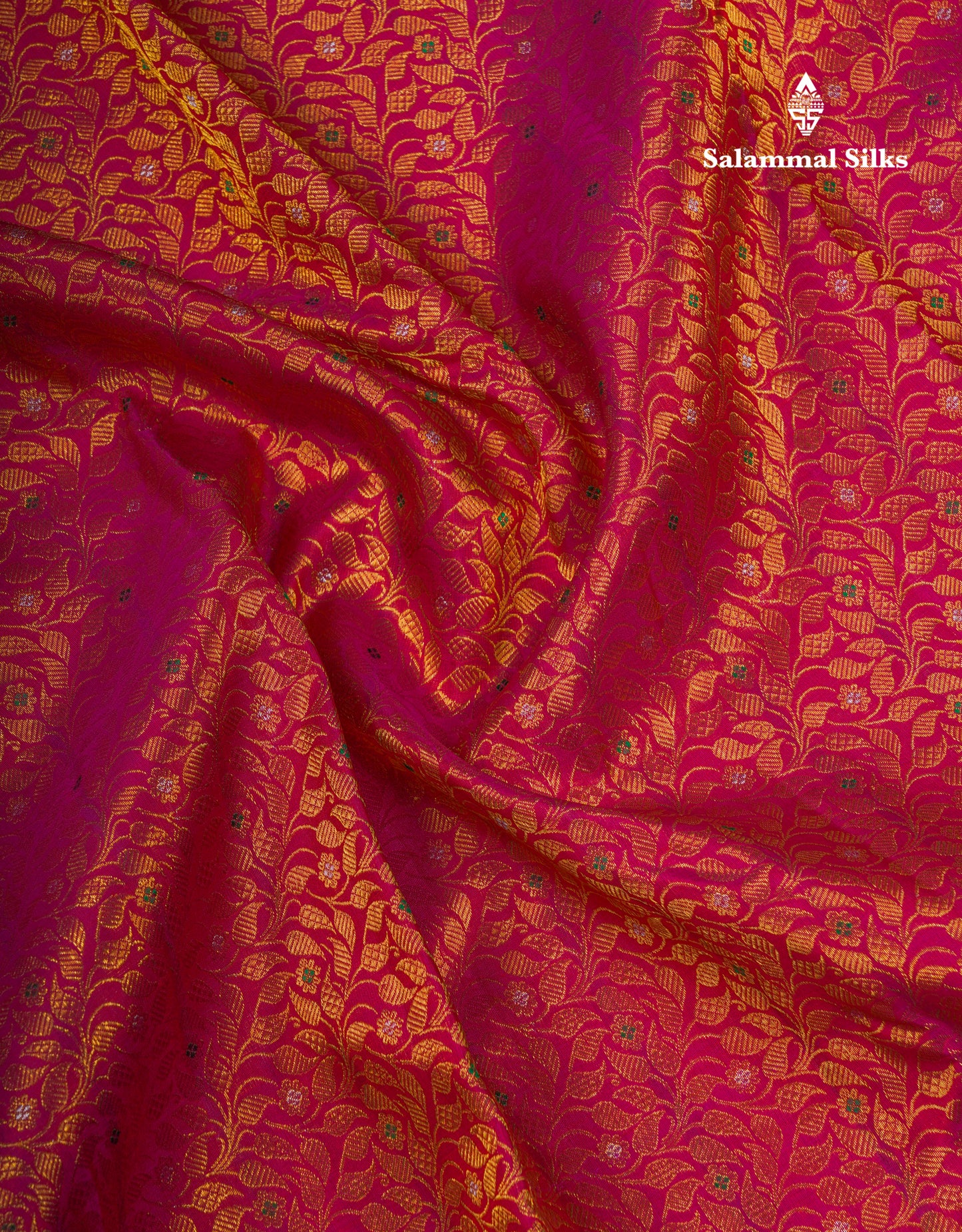 Beautiful Dual Tone Pink Meenakari Work Bridal Pure Kanjivaram Silk Saree With Traditional Border