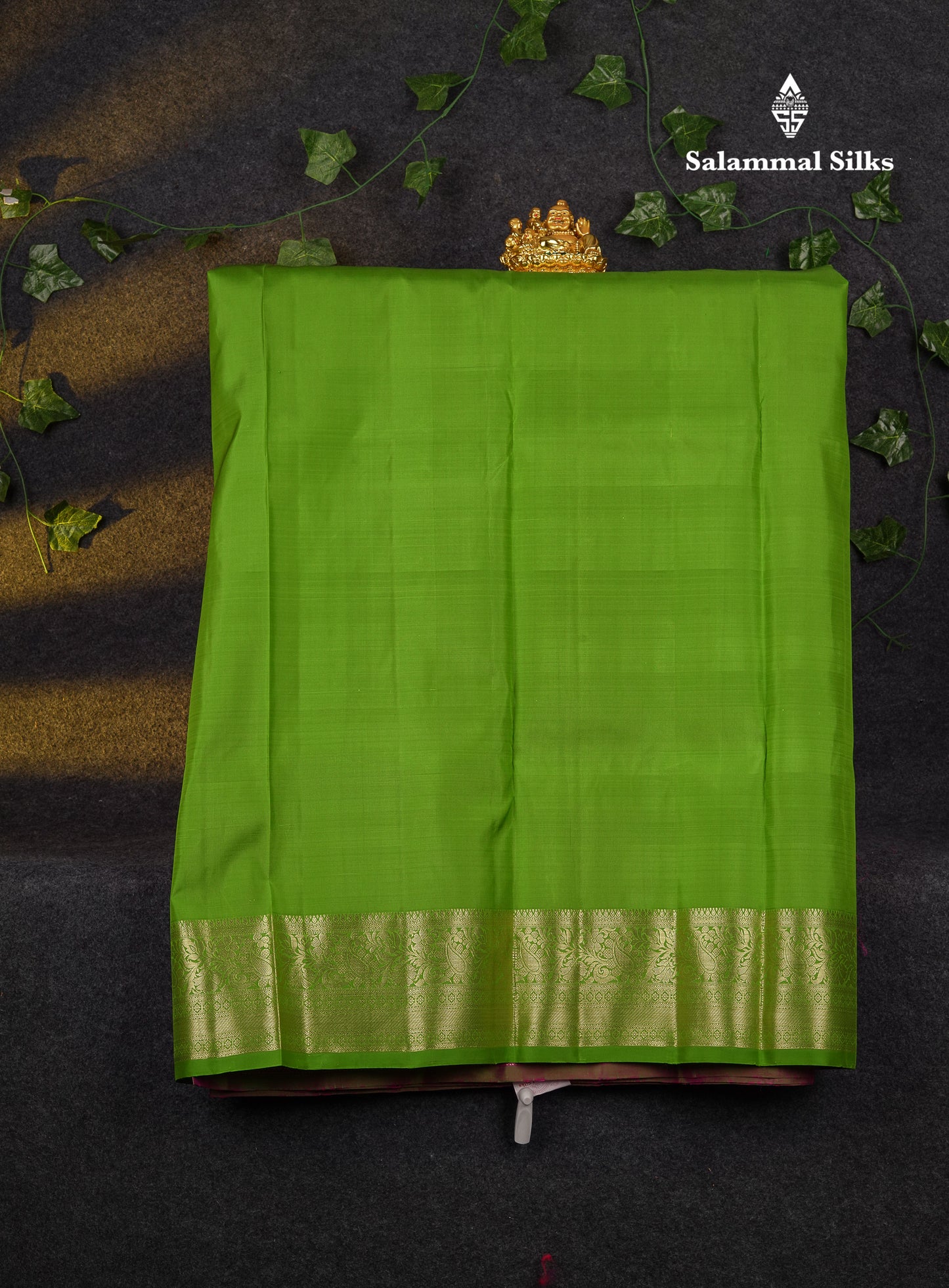 Beautiful Pure Silk Pattu Pavadai (Light Pink) With Contrast Light Peach Blouse 45"
