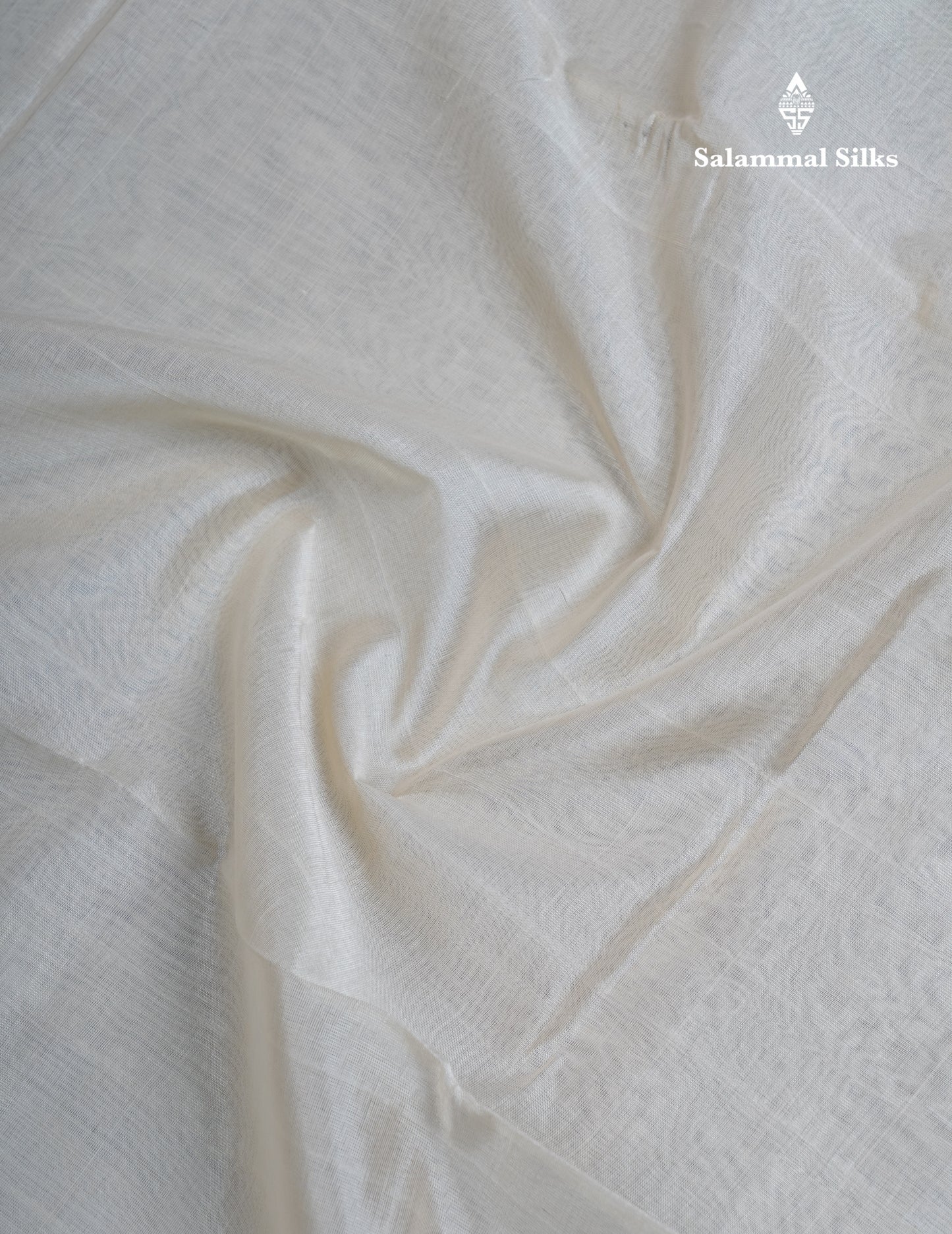 Half White Plain Pure Silk Cotton Saree With Contrast Bottle Green Blouse