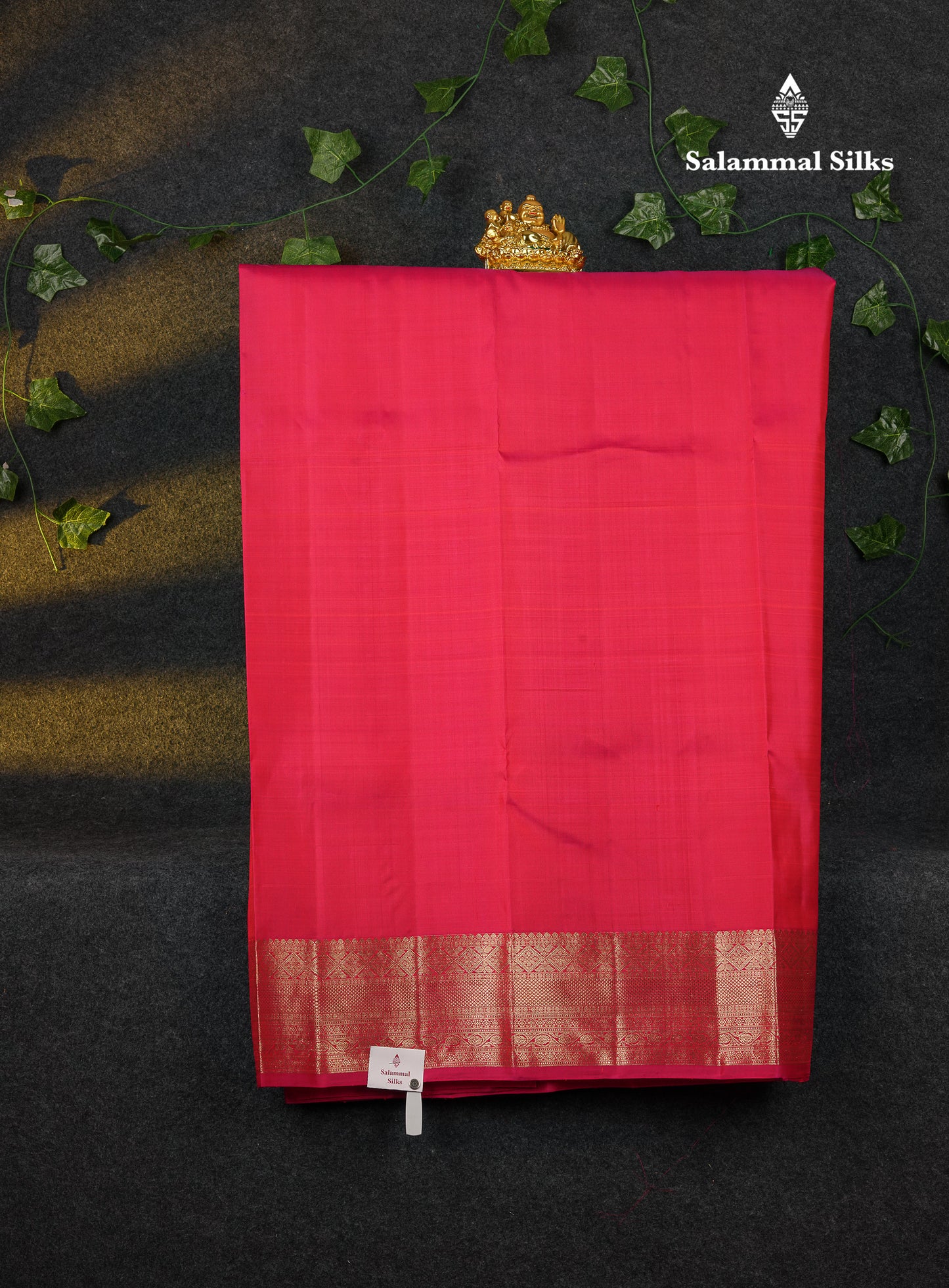 Beautiful Pure Silk Pattu Pavadai (Light Pink) With Contrast Light Peach Blouse 45"