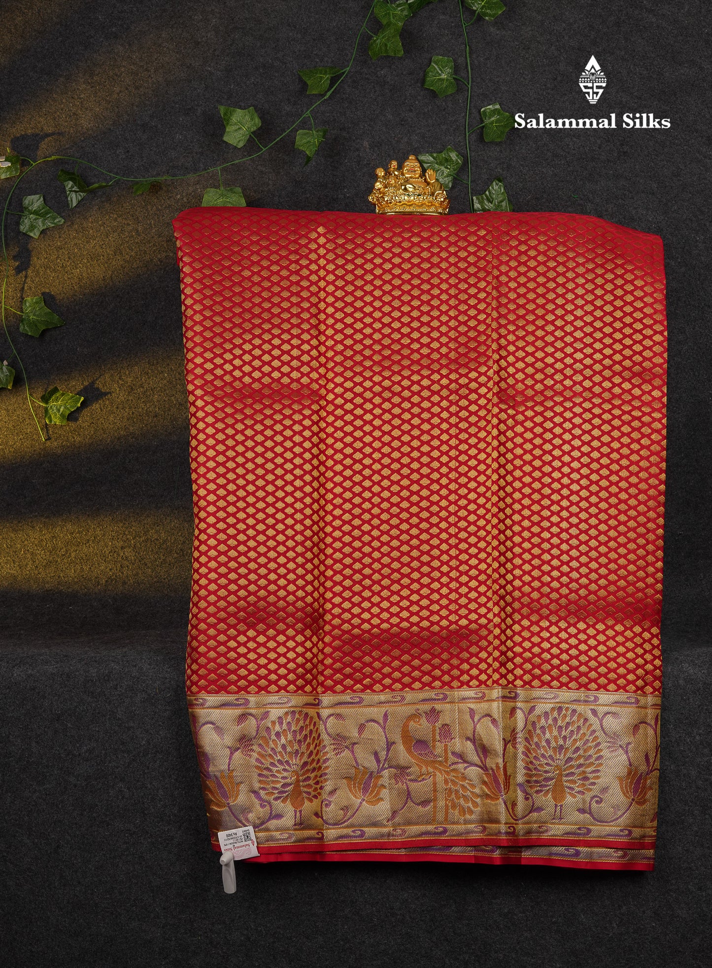 Beautiful Pure Silk Pattu Pavadai (Bottle Green) With Contrast Redish Maroon Blouse 45"