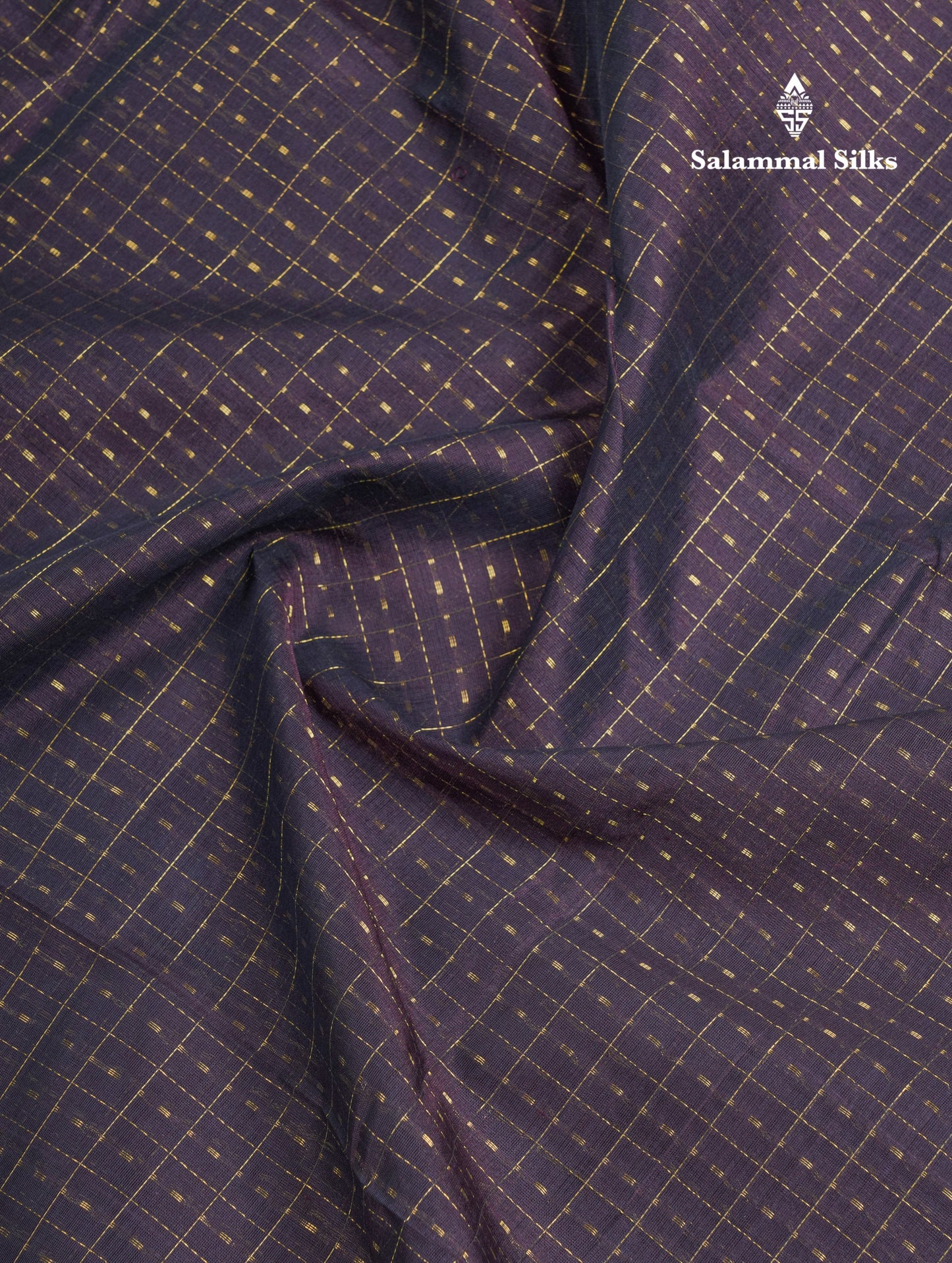 Dark Brown Lakshadeepam Pure Silk Cotton Saree With Contrast Chilly Red Blouse