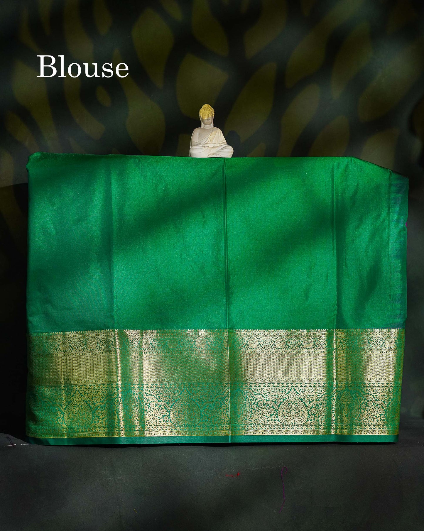 Semi Silk Pattu Pavadai - Vadamalli With Green Blouse | 9+ Years