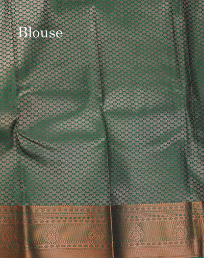 Semi Silk Saree - MultiColour Body Zig Zag Design With Traditional Border