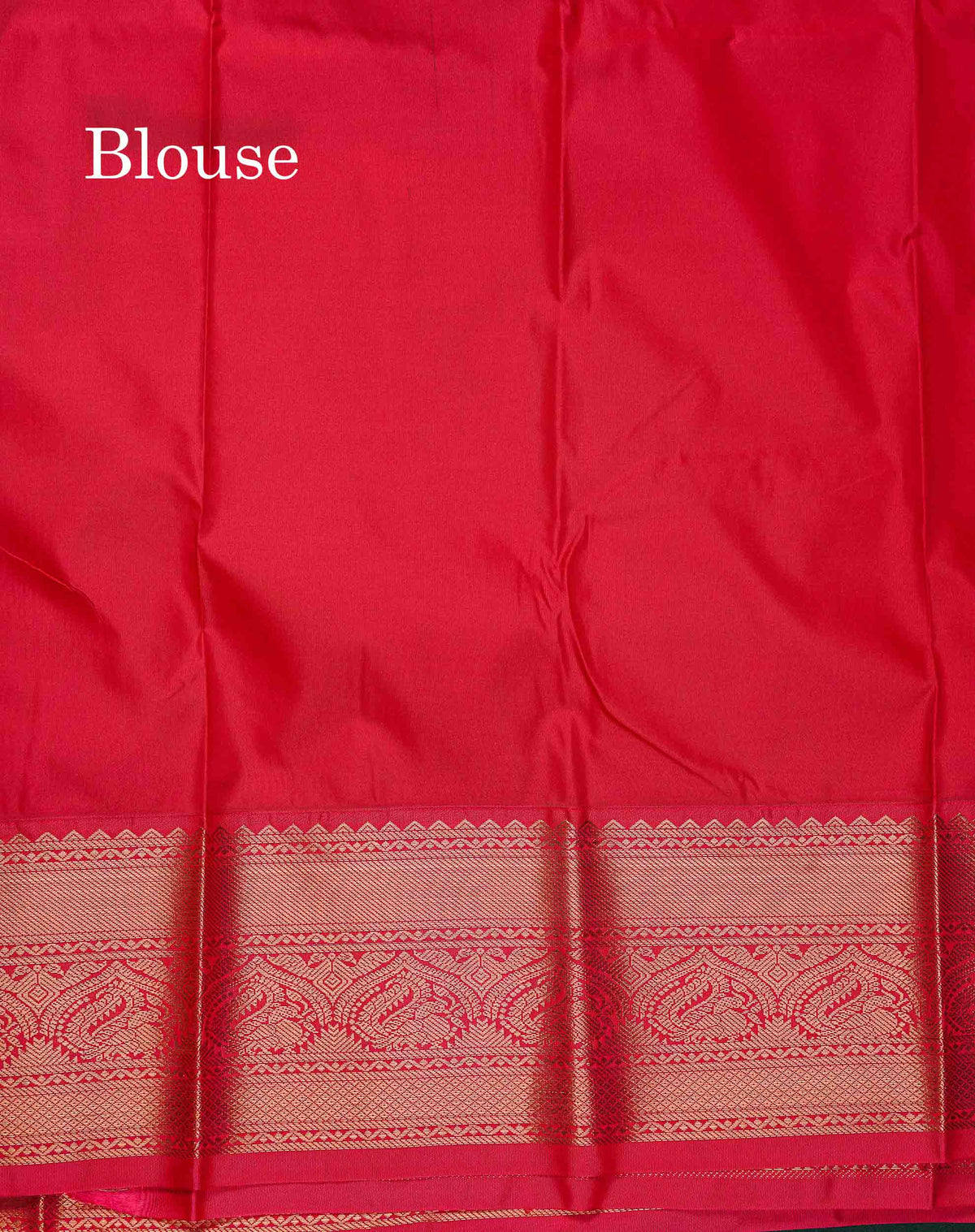 Semi Silk Saree - Mustard Yellow Colour Body With Contrast Red Border