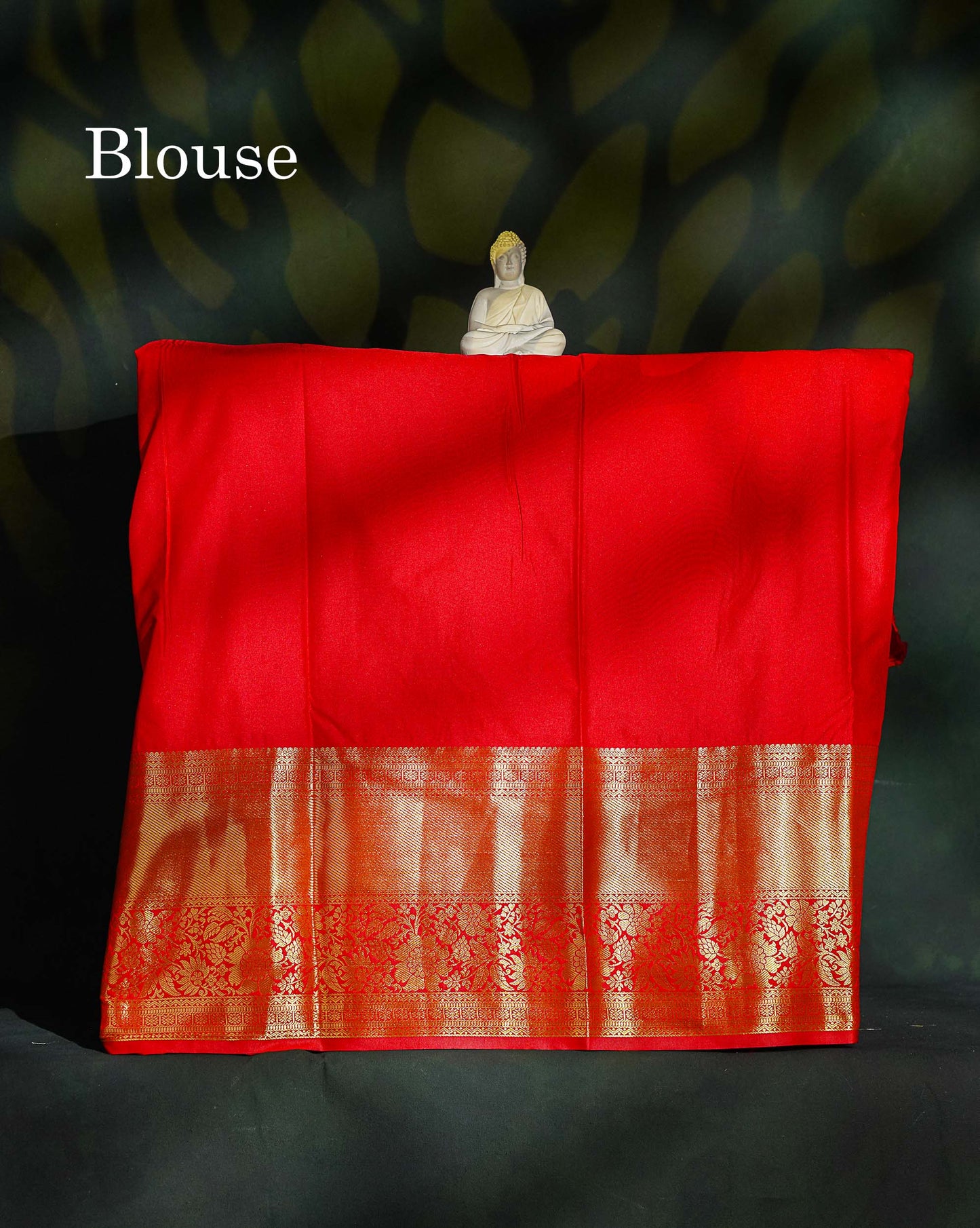 Semi Silk Pattu Pavadai - Light Pista Green With Red Blouse | 9+ Years