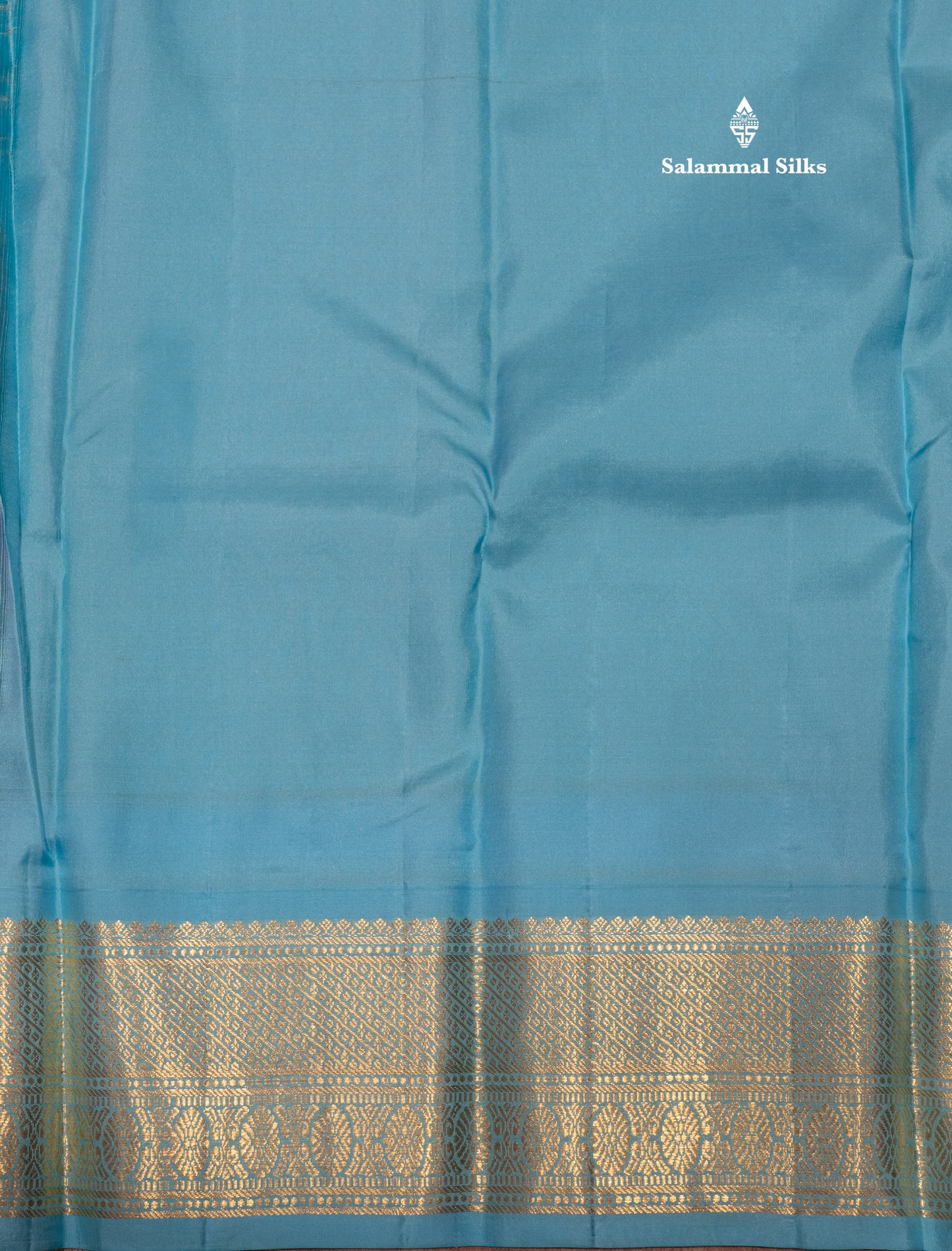 Kanjivaram Beautiful Baby Pink Silver And Gold Zari Buttas Pure Silk Saree With Light Anandha Blue Border