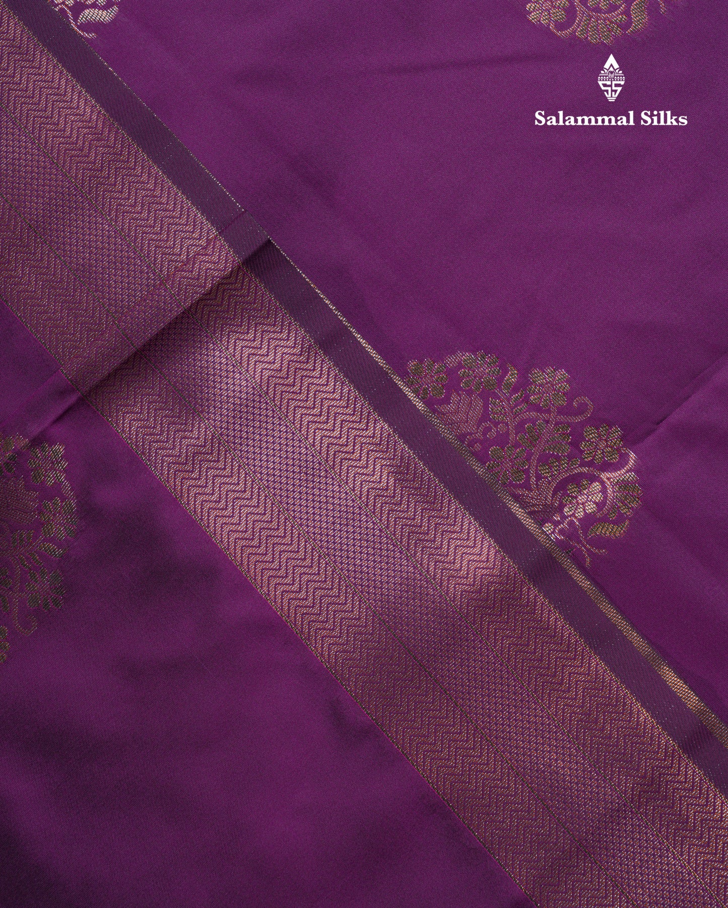 Beautiful Dark Purple Semi Soft Silk Saree With Fancy Border