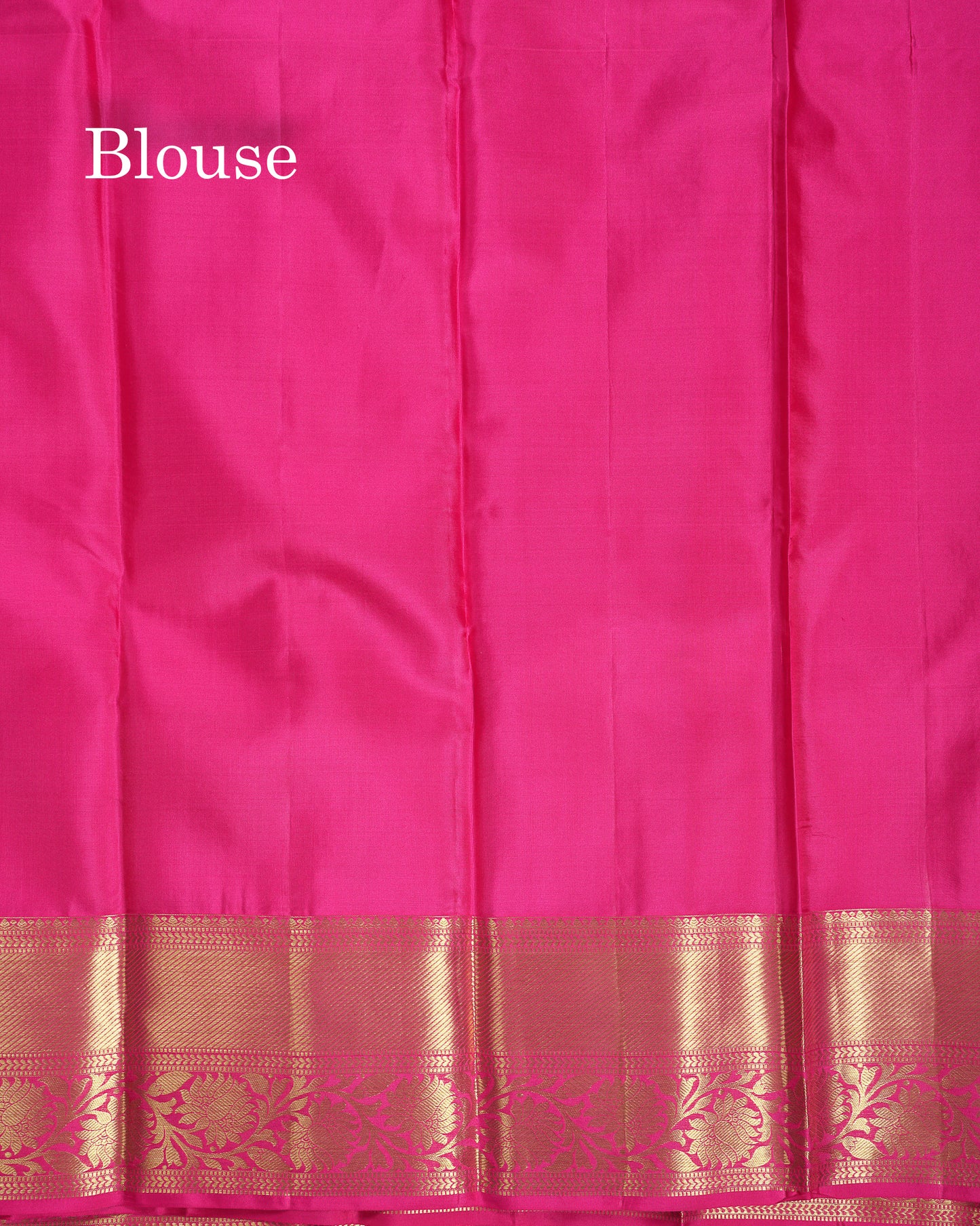 Beautiful Dual Tone Pink Bridal Pure Kanjivaram Silk Saree With Traditional Border