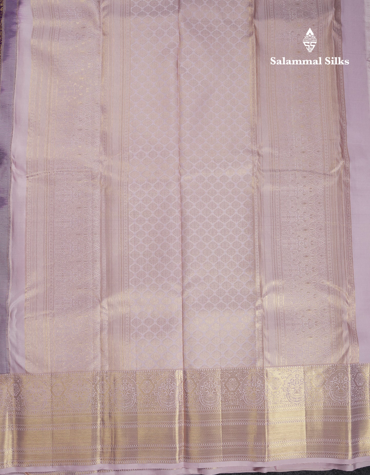 Beautiful Dark Purple Bridal Pure Kanjivaram Silk Saree With Contrast Light Pink Traditional Border