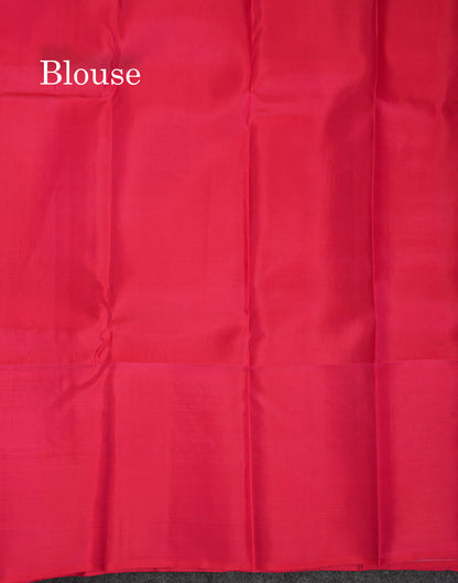 Beautiful Manthulir Yellow Bridal Pure Kanjivaram Silk Saree With Contrast Pink Traditional Evening Morning Border