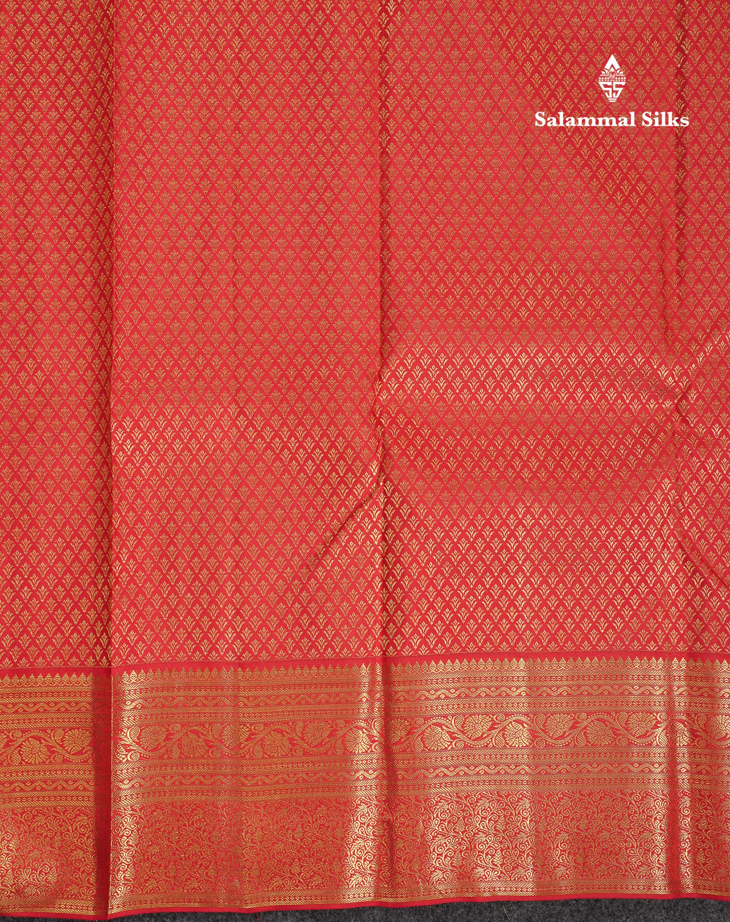 Beautiful Redish Maroon Bridal Pure Kanjivaram Silk Saree With Traditional Border