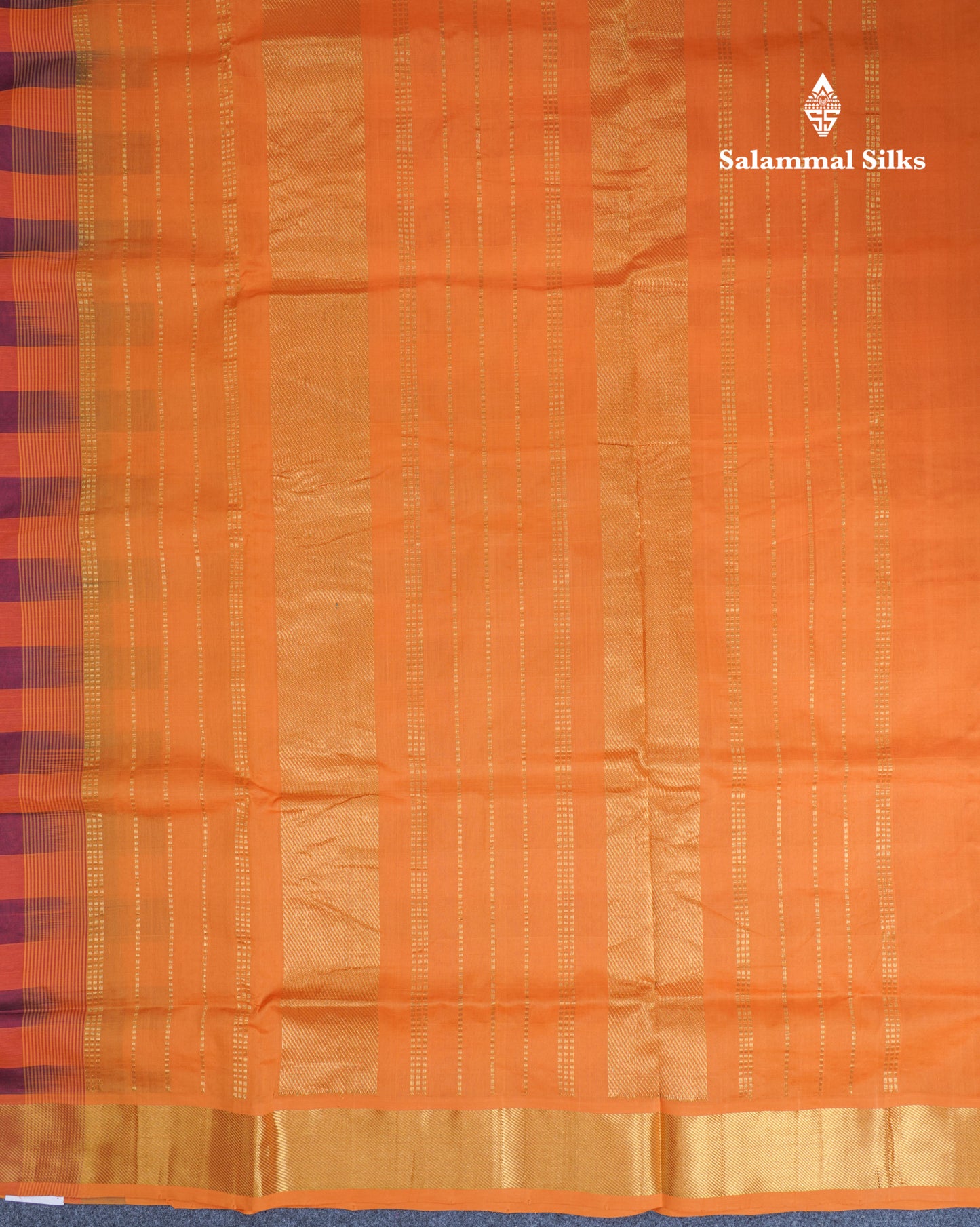 Beautiful Paalum Pazham Checks Handloom Pure Silk Cotton Saree With Contrast Mustard Yellow Blouse