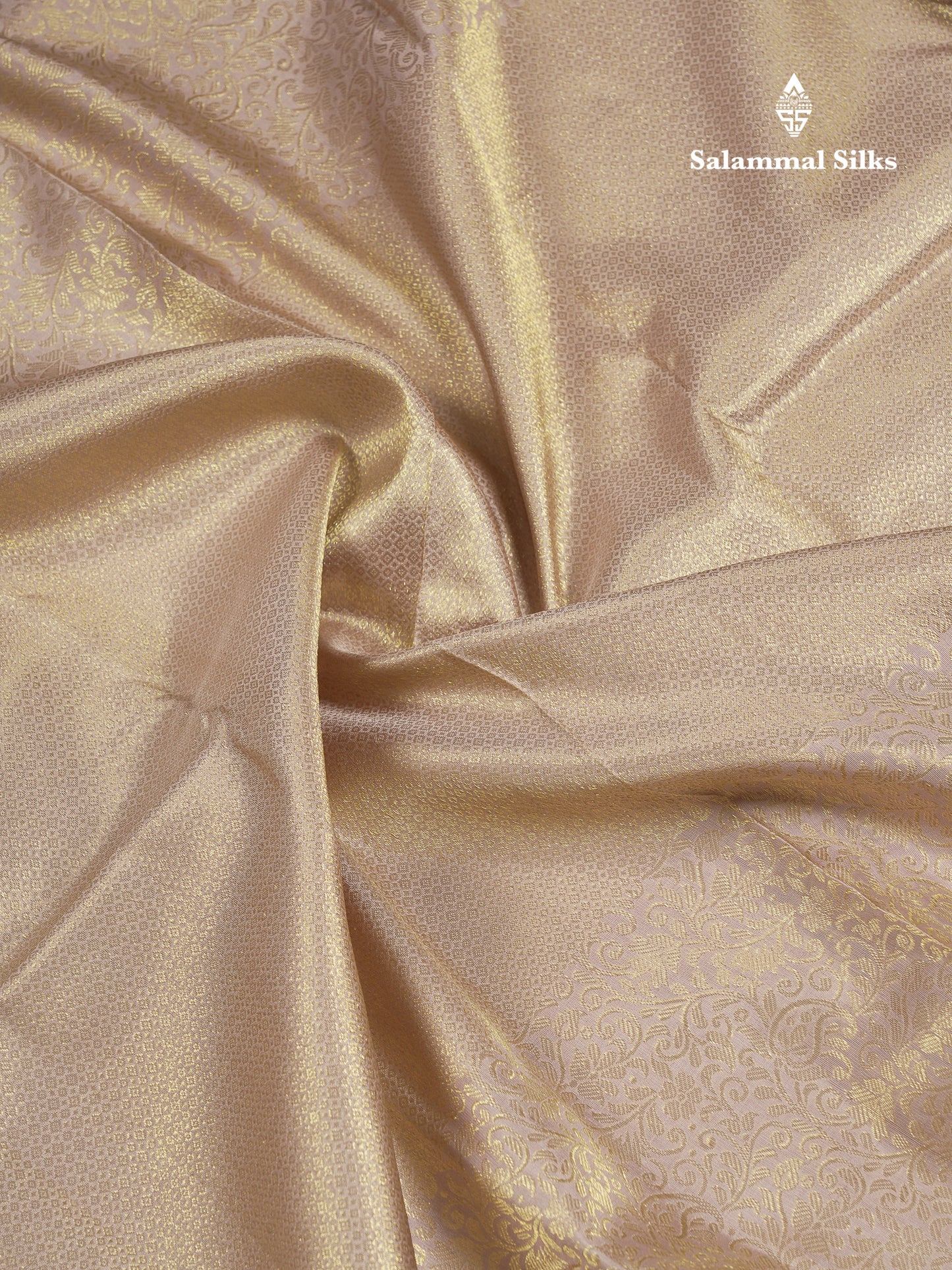 Beautiful Grey White Bridal Pure Kanjivaram Silk Saree With Traditional Border