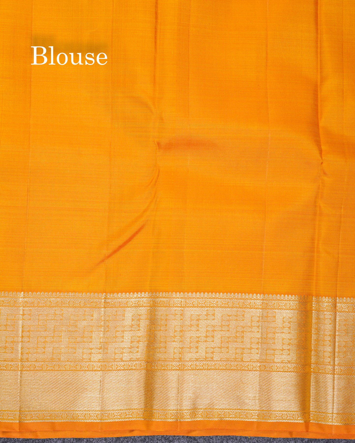Beautiful Mustard Yellow Bridal Pure Kanjivaram Silk Saree With Traditional Border