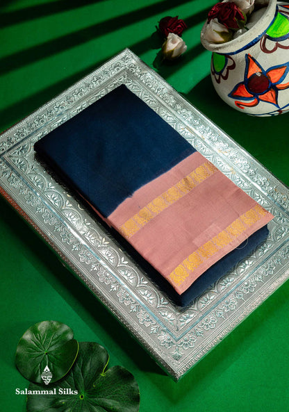 Beautiful Mustard Yellow Sungudi Cotton Saree With Contrast Dark Bottle Green Traditional Gap Border