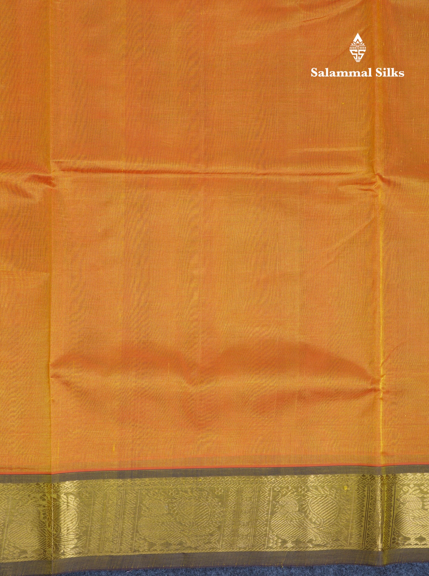 Mango Yellow Plain Pure Silk Cotton Saree With Contrast Magenta Blouse