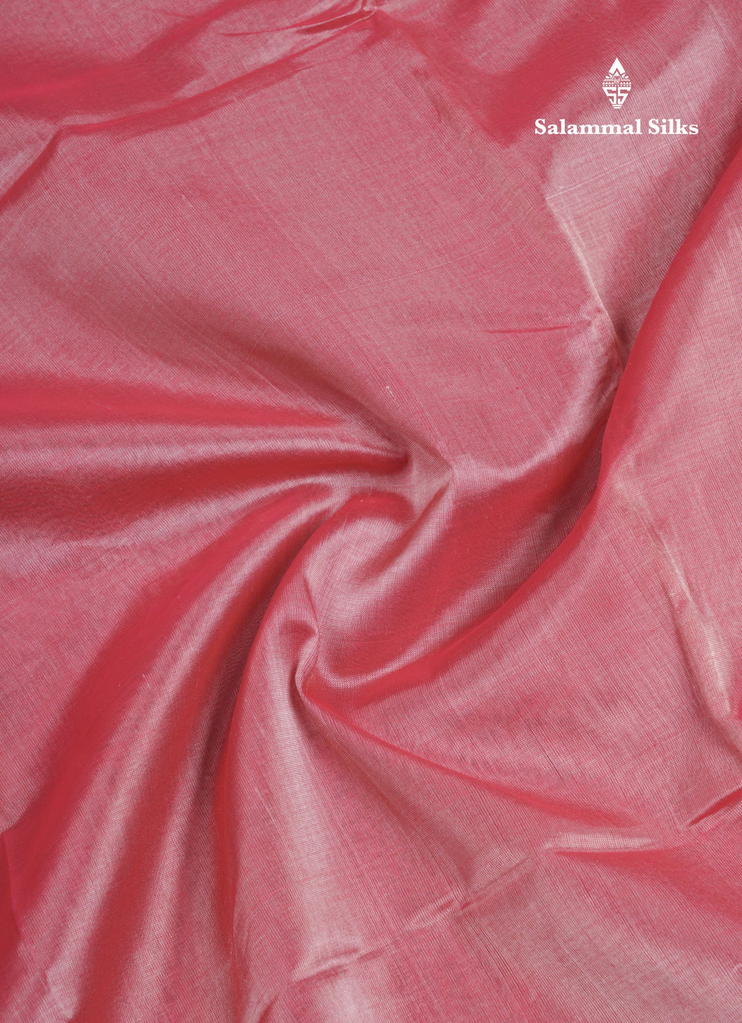 Onion Pink Pure Silk Cotton Saree With Contrast Light Green Blouse