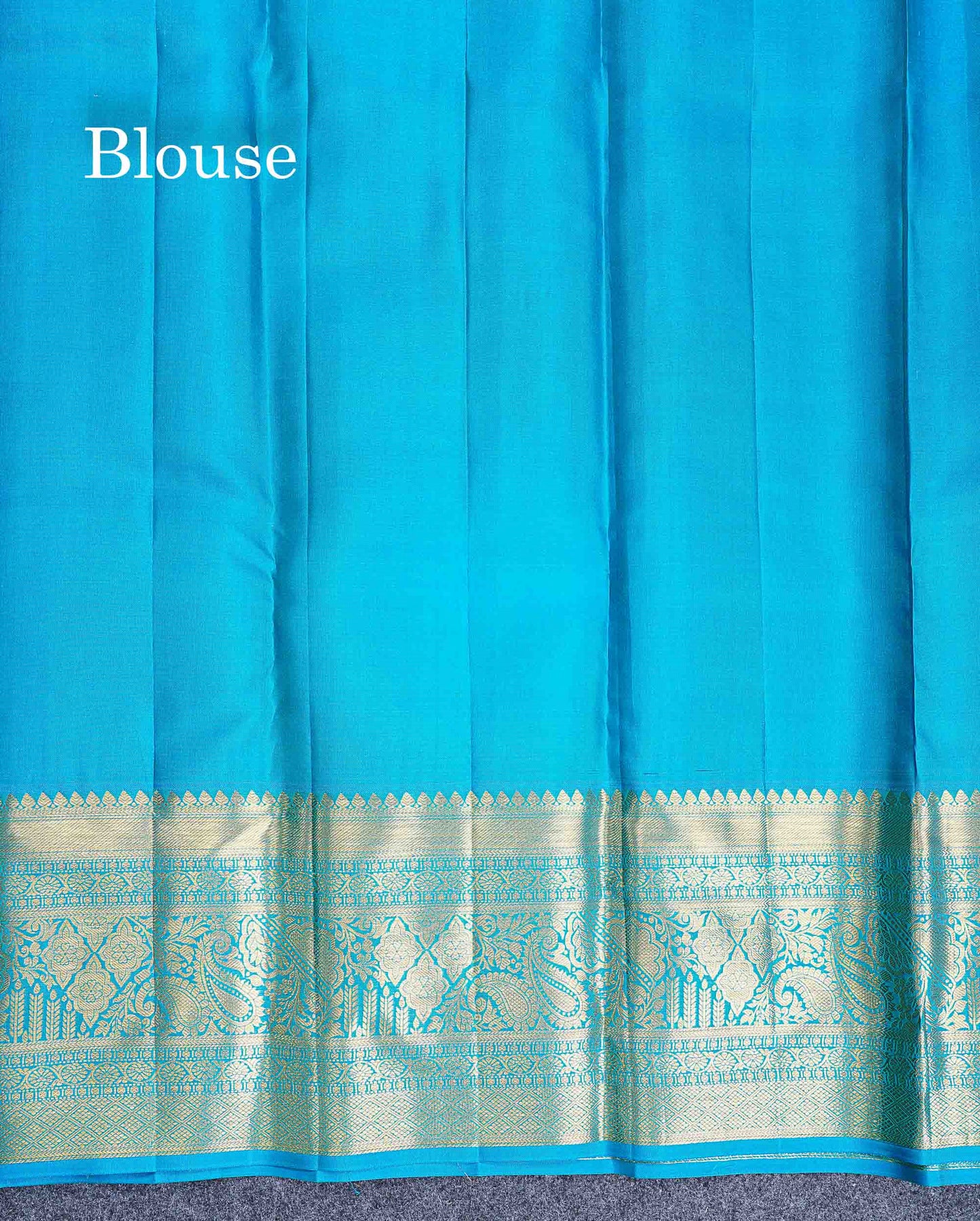 Bridal Pure Kanjivaram Silk Saree - Magenta Colour Body With Contrast Peacock Blue Evening Morning Border
