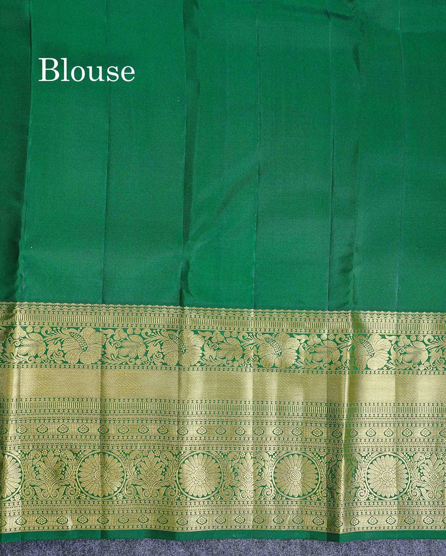 Bridal Pure Kanjivaram Silk Saree - Pinkish Peach Colour Body With Contrast Bottle Green Traditional Evening Morning Border