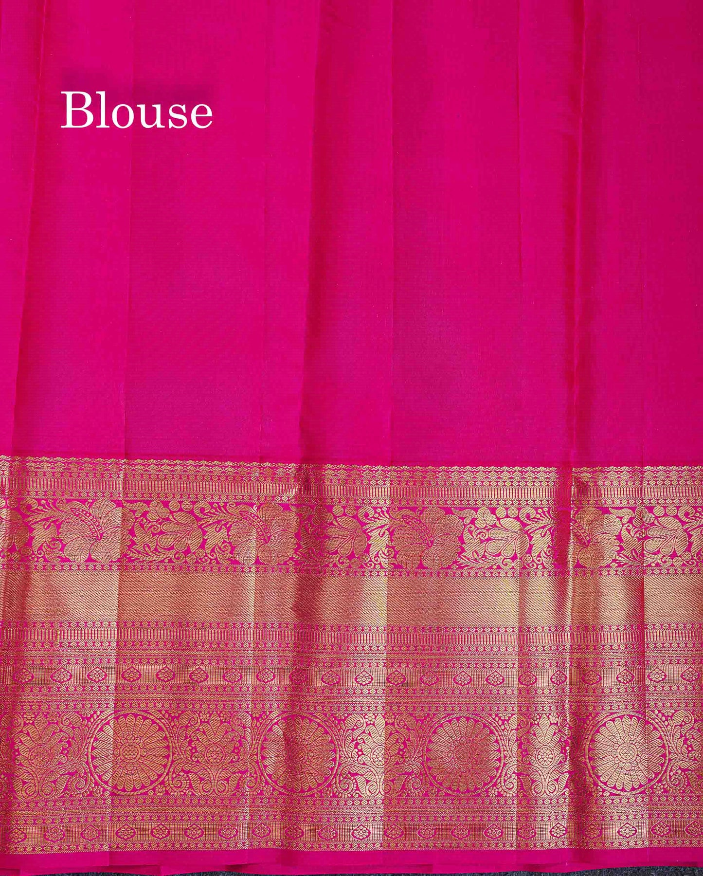 Bridal Pure Kanjivaram Silk Saree - Half White Colour Body With Contrast Pink Traditional Evening Morning Border