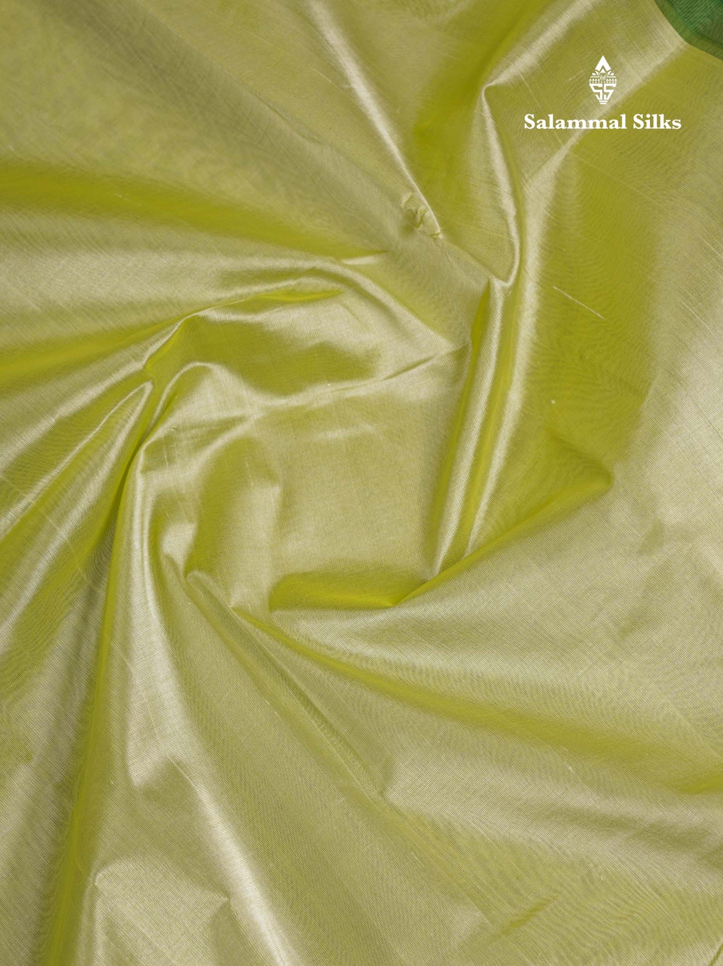 Beautiful Light Pista Green Plain Pure Silk Cotton Saree With Dual Tone Maroon Traditional Border