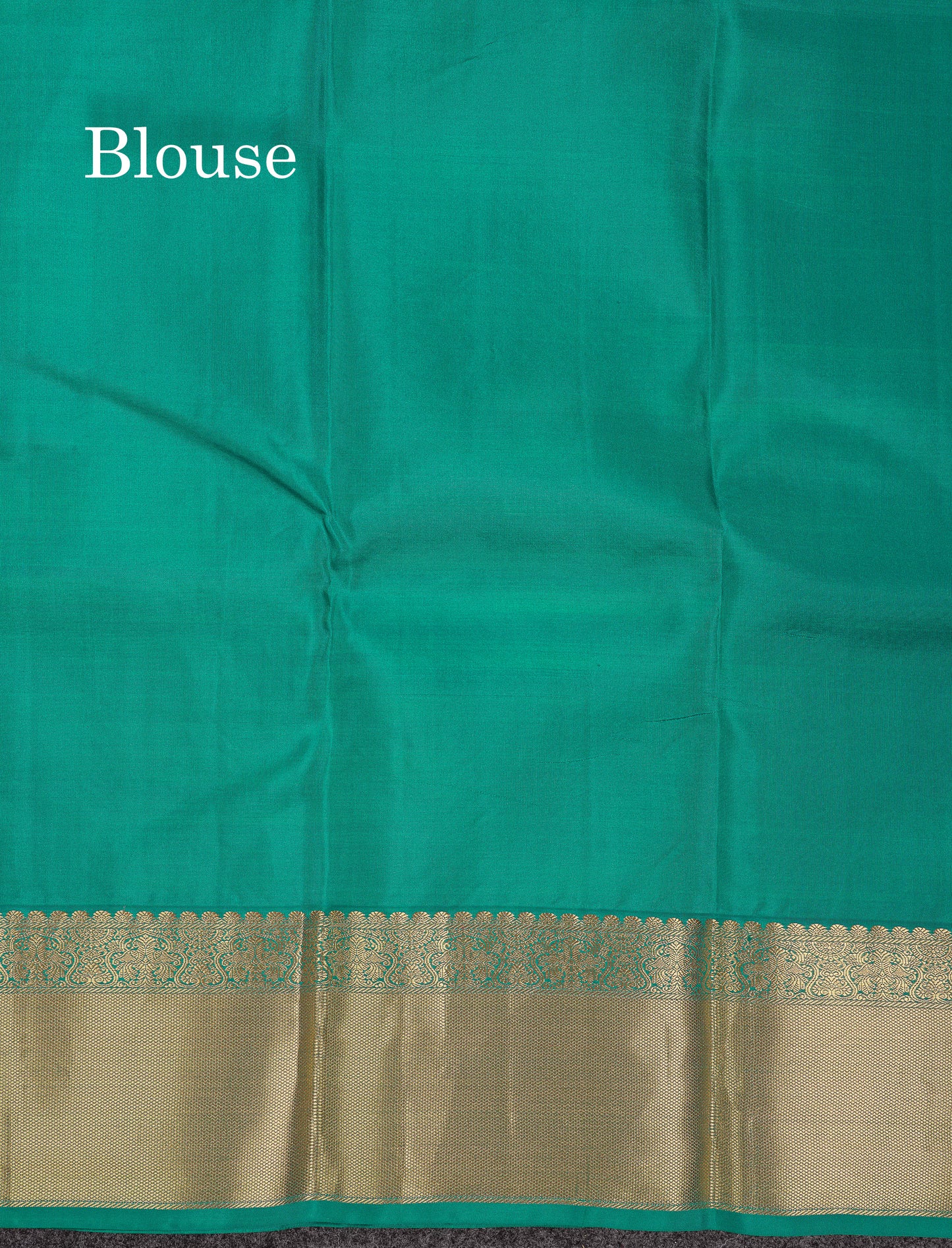 Beautiful Pink Tiny Zari Checks With Butta Pure Kanjivaram Silk Saree With Contrast Sapphire Green Blouse