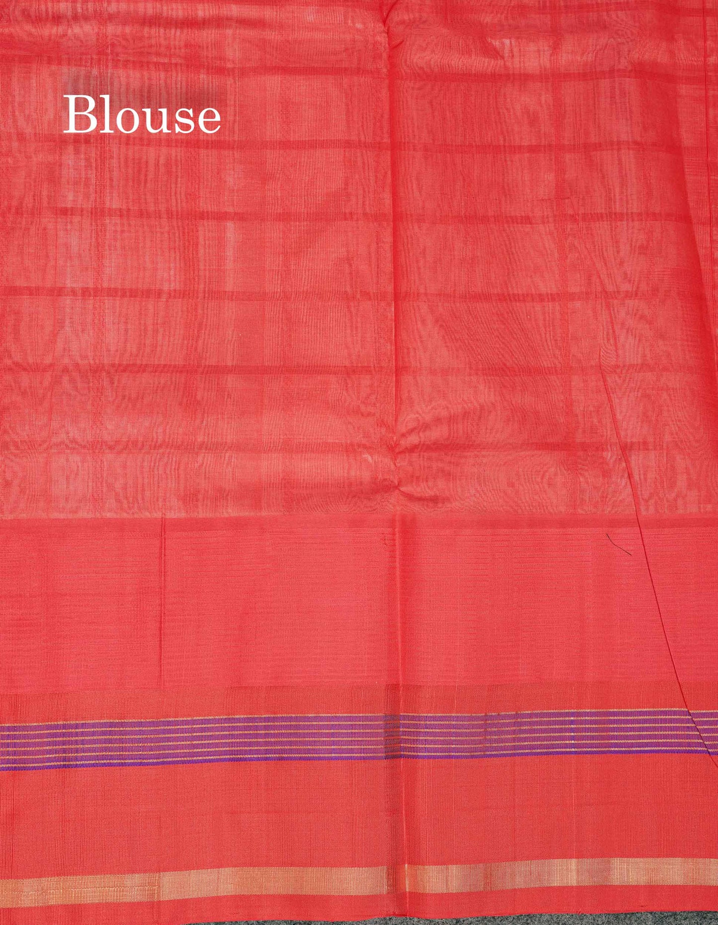 Beautiful Dual Tone Pinkish Peach Checks With Butta Silk Cotton Saree With Contrast Bottle Green Traditional Temple & Gap Border