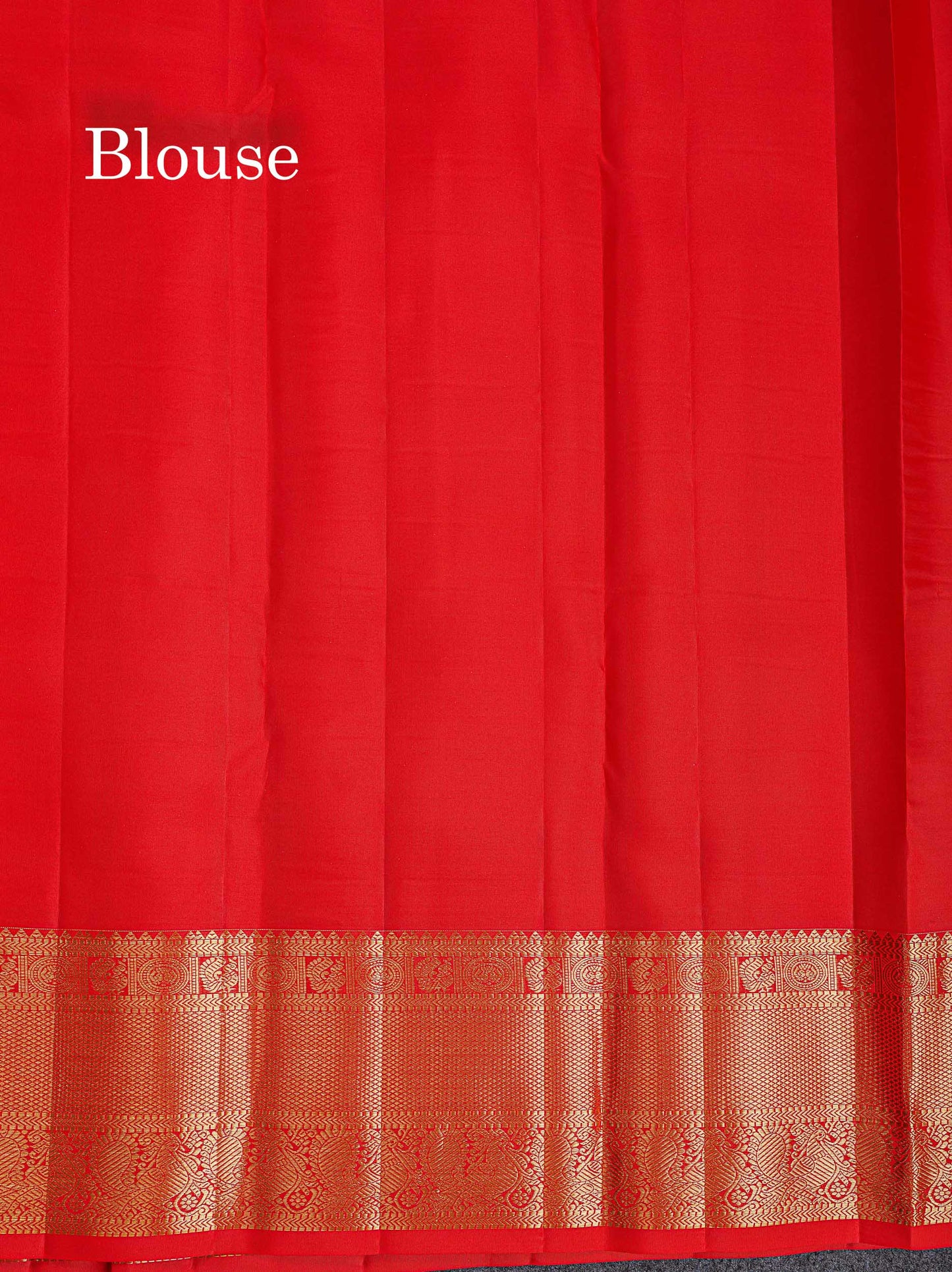 Korvai Pure Kanjivaram Silk Saree - Pista Green Colour Body Checks With Butta & Contrast Chilly Red Traditional Border