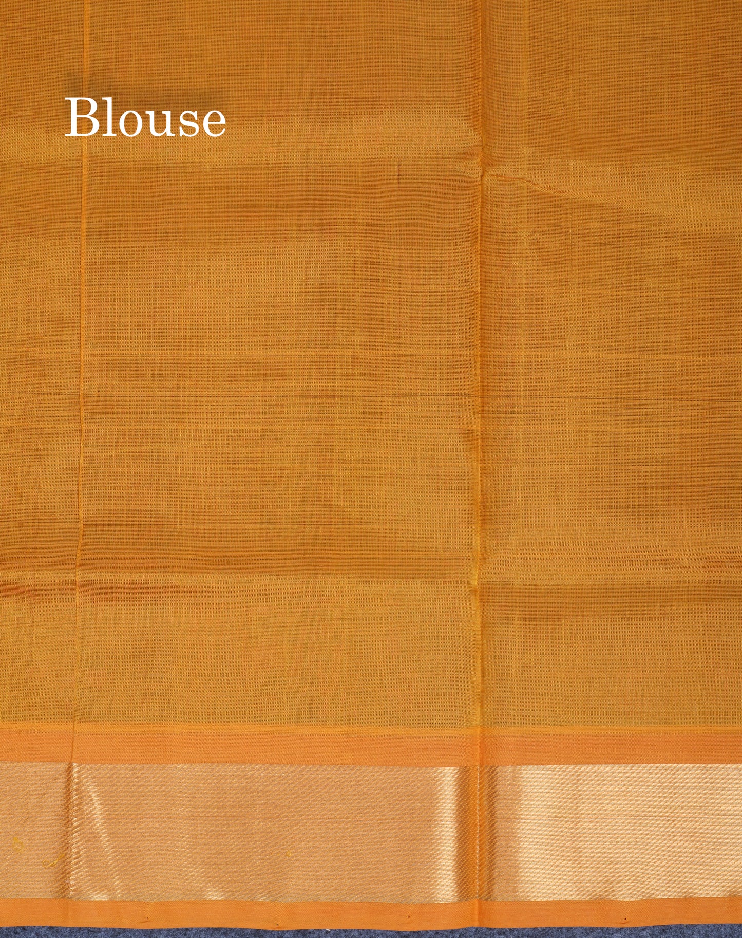 Dark Maroon Plain Pure Silk Cotton Saree With Contrast Mustard Yellow Blouse