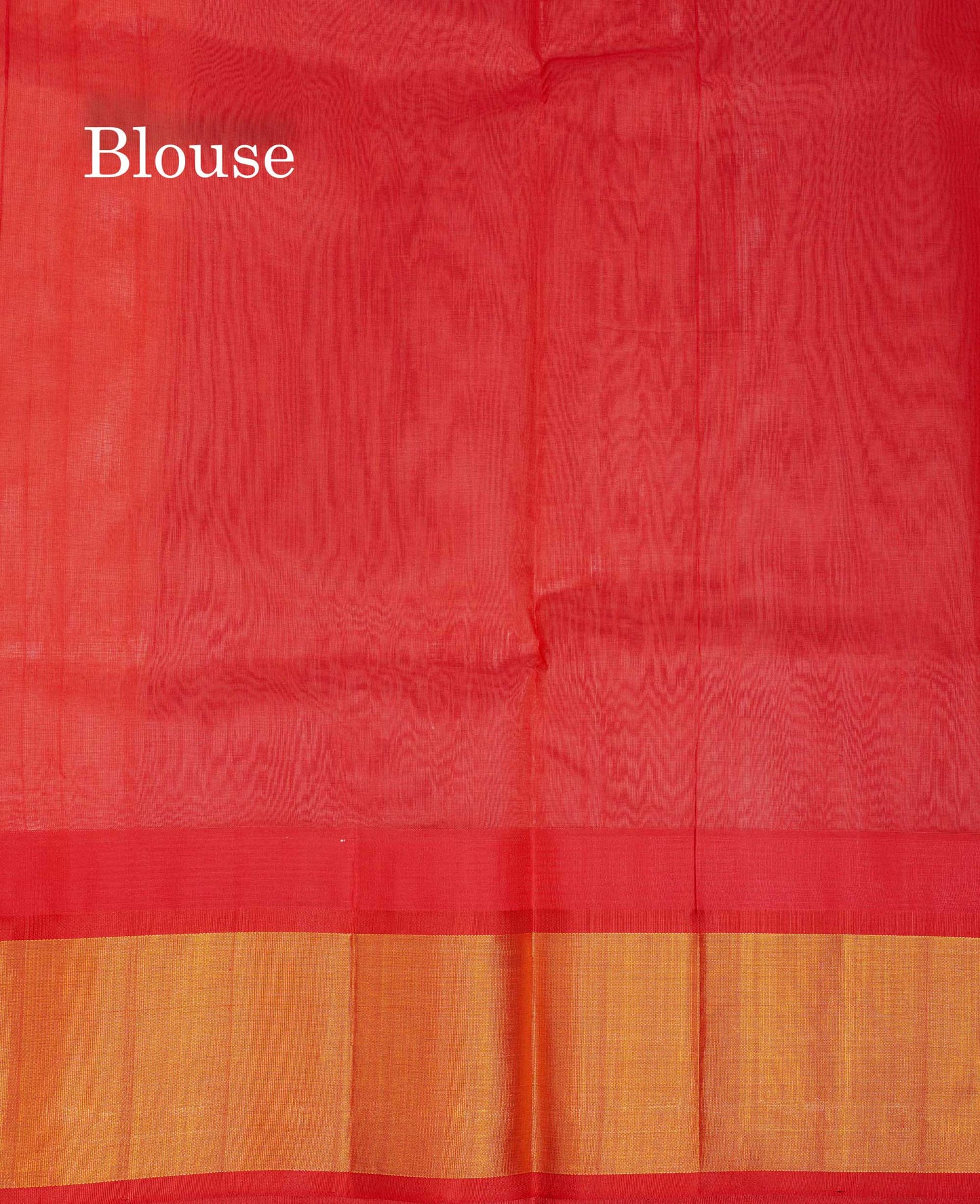 Beautiful Half White Plain Pure Silk Cotton Saree With Contrast Red Traditional Border