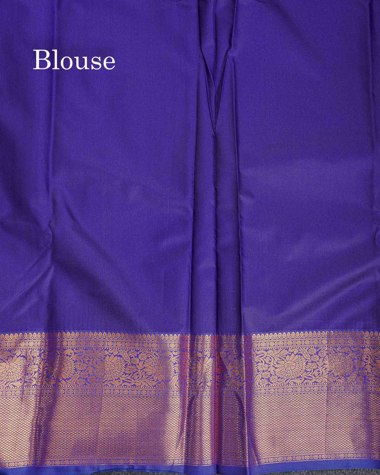 Bridal Semi Silk Saree - Orange Colour Body With Contrast Dual Tone Navy Blue Evening Morning Border